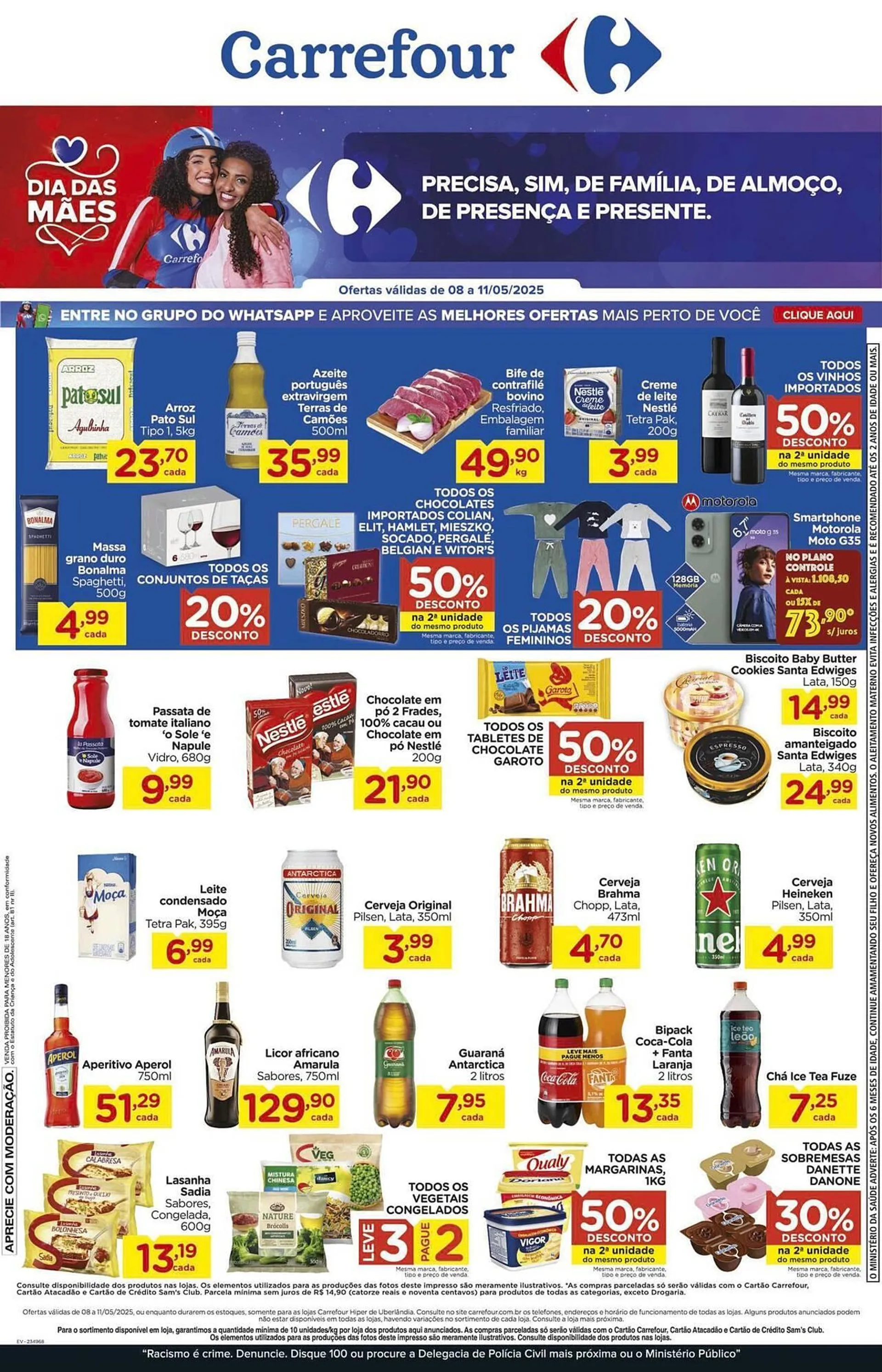 Encarte de Catálogo Carrefour 8 de maio até 11 de maio 2025 - Pagina 1
