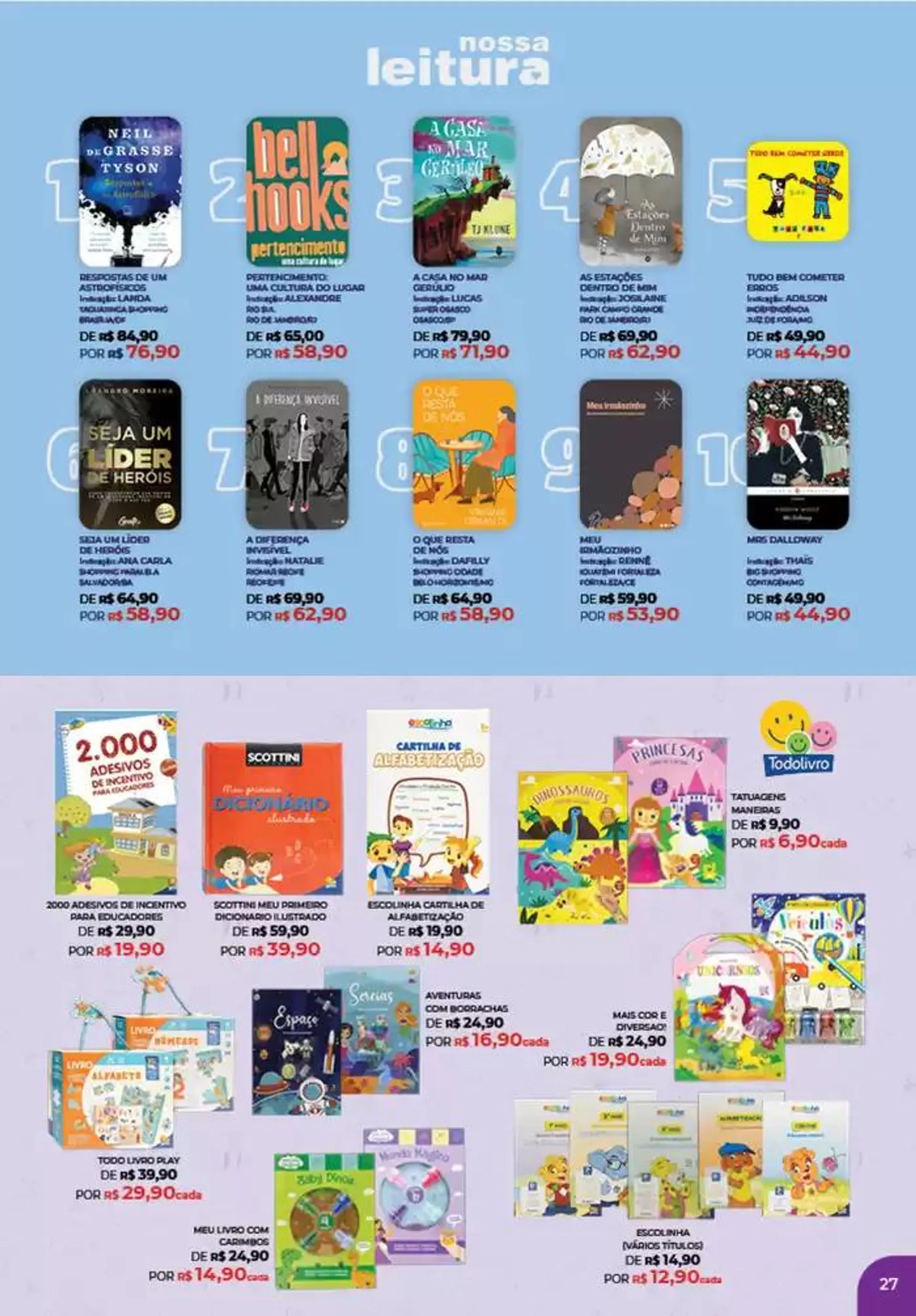 Encarte de Ofertas Livraria Leitura 6 de janeiro até 31 de março 2025 - Pagina 19