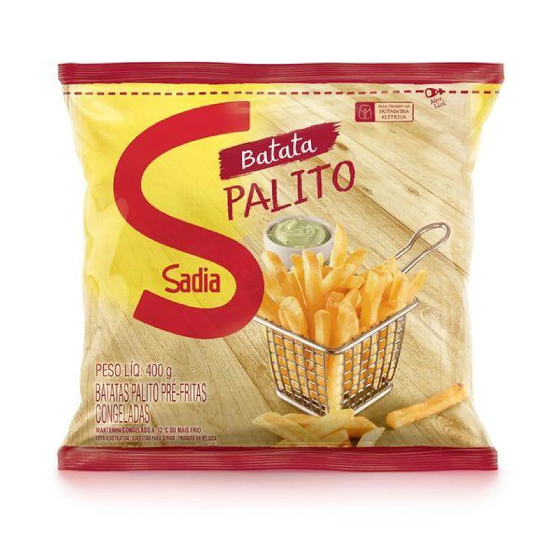 Batata pré-frita congelada Sadia Palito 400g