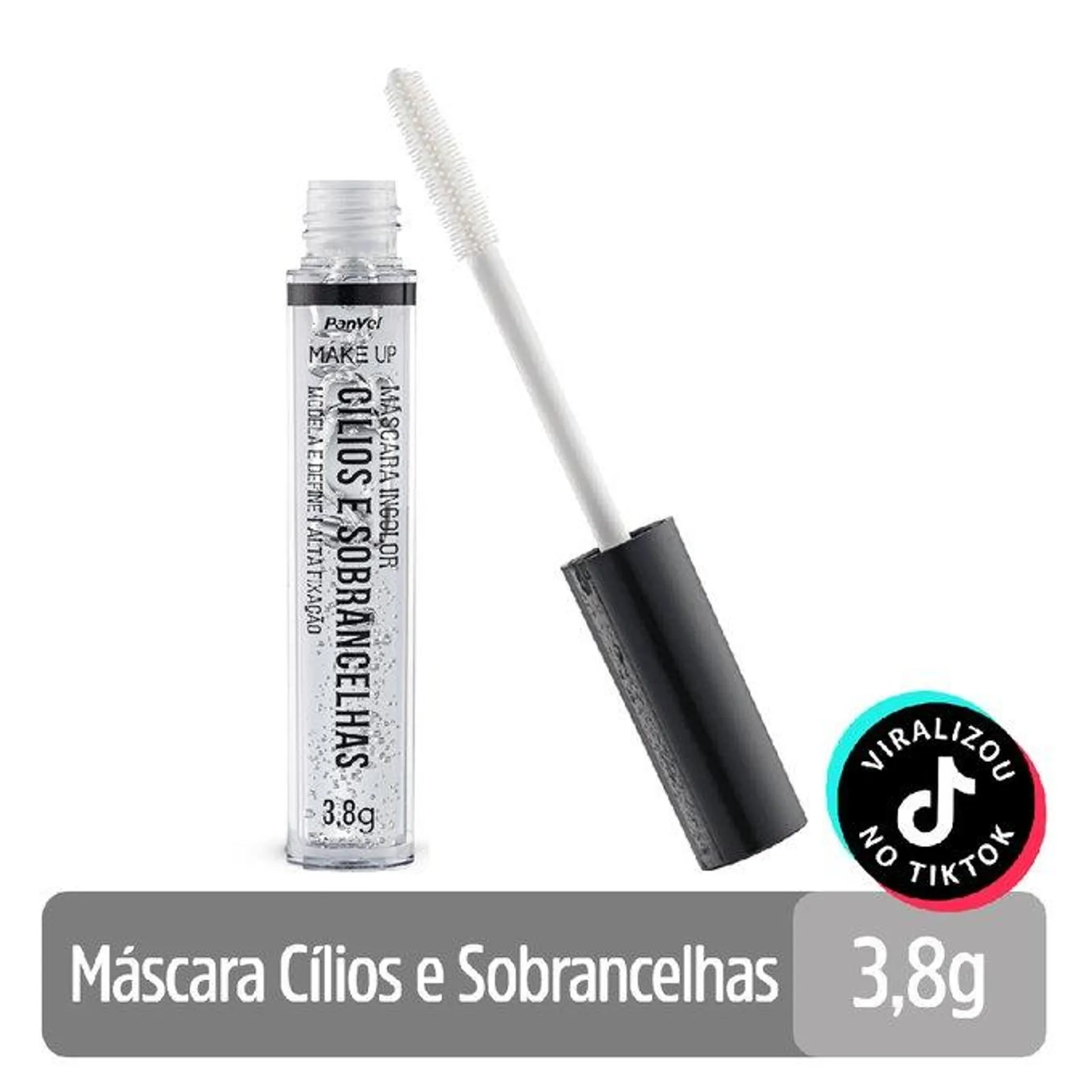 Máscara Para Cílios E Sobrancelha Incolor Panvel Make Up 3,8g