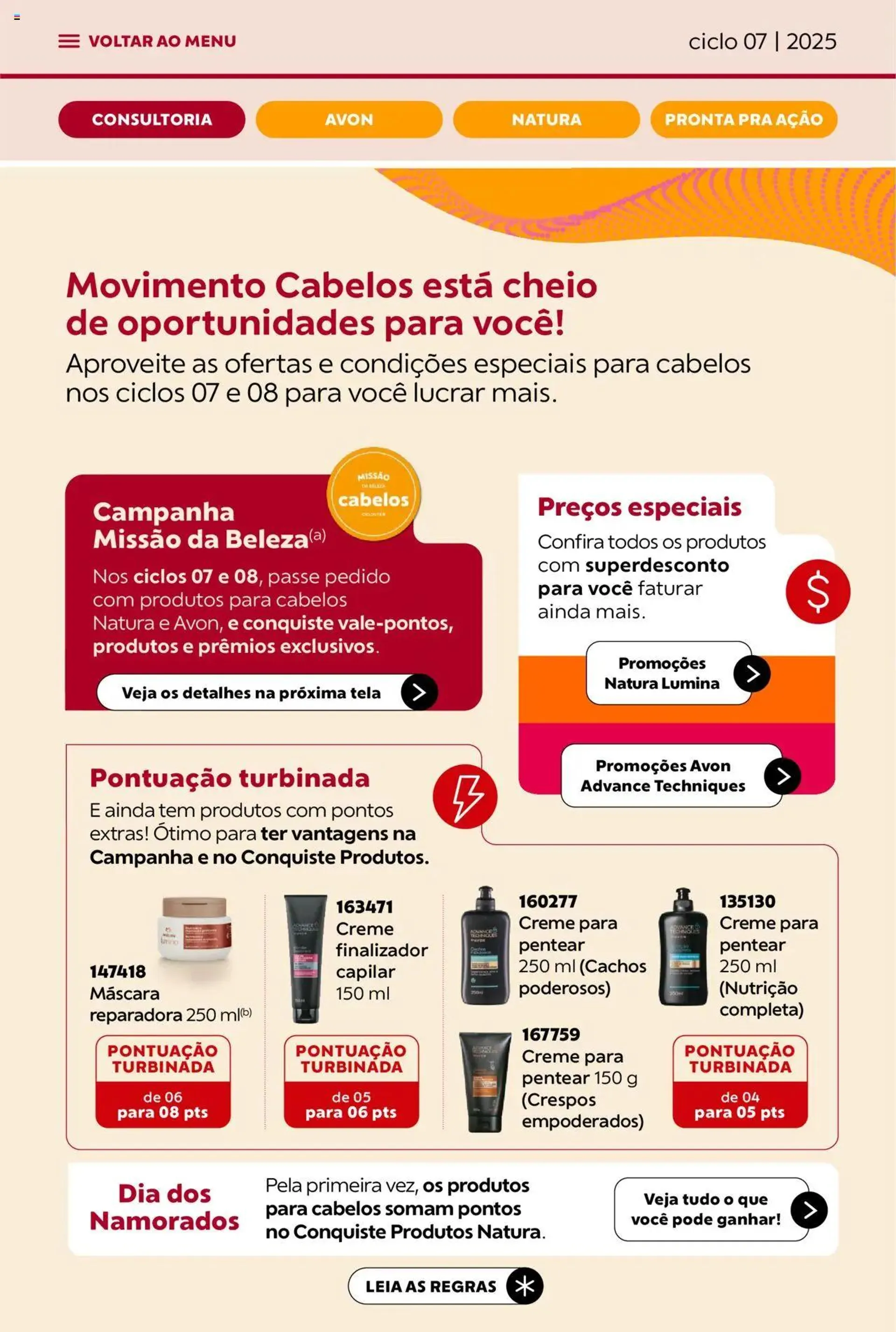 Encarte de Avon - Campanha 07: Minha Consultoria 3 de abril até 1 de maio 2025 - Pagina 6