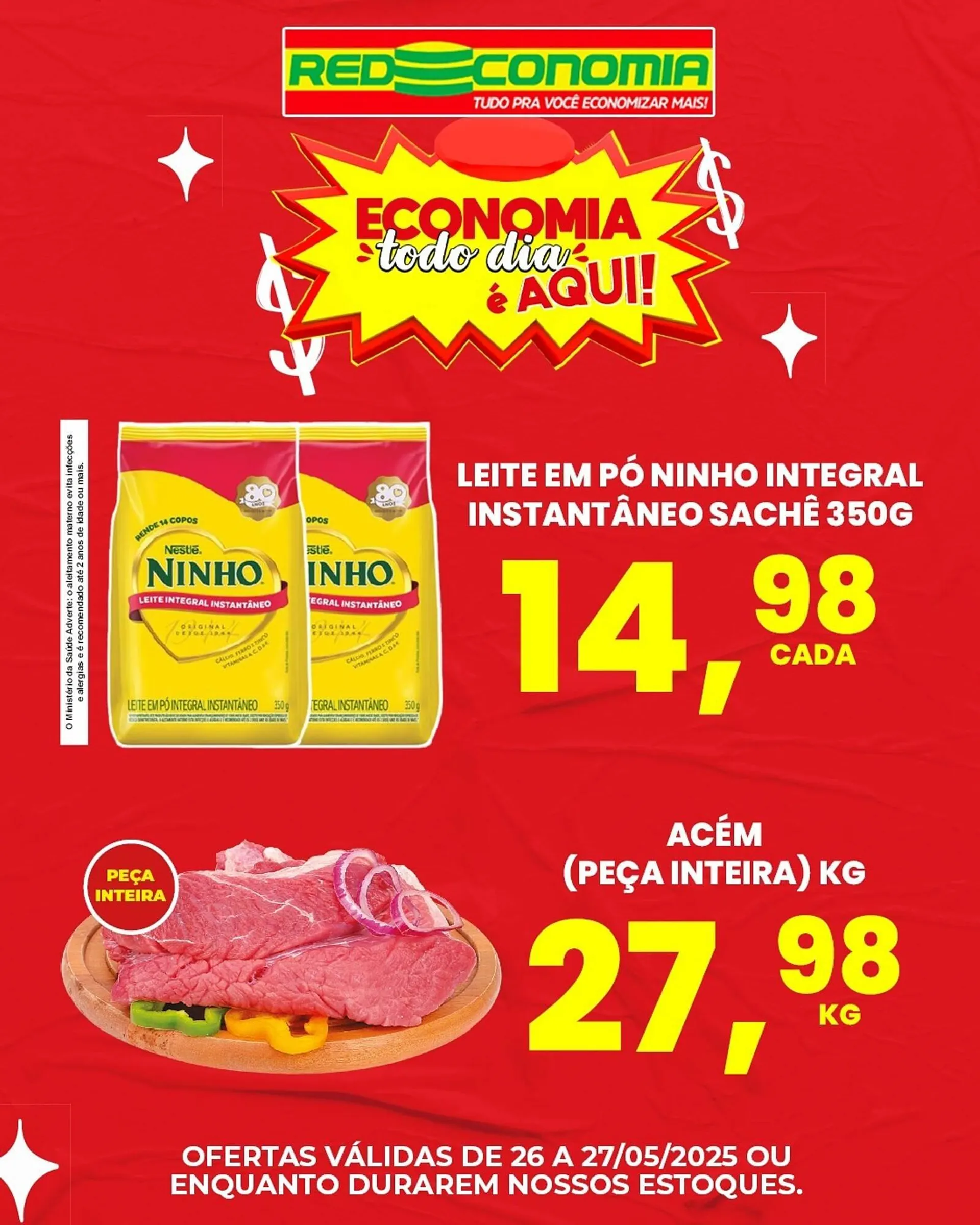 Encarte de Catálogo Rede Economia 26 de maio até 27 de maio 2025 - Pagina 1