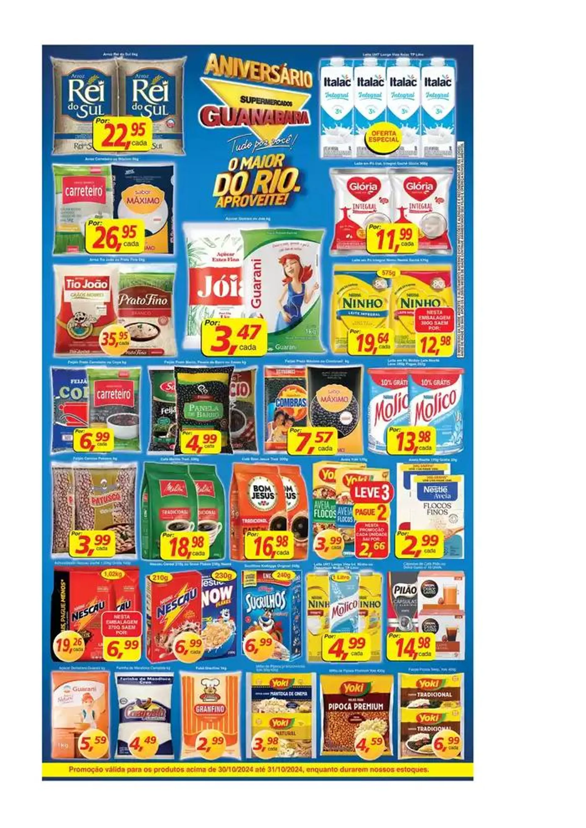 Encarte de Ofertas Supermercados Guanabara 30 de outubro até 31 de outubro 2024 - Pagina 2