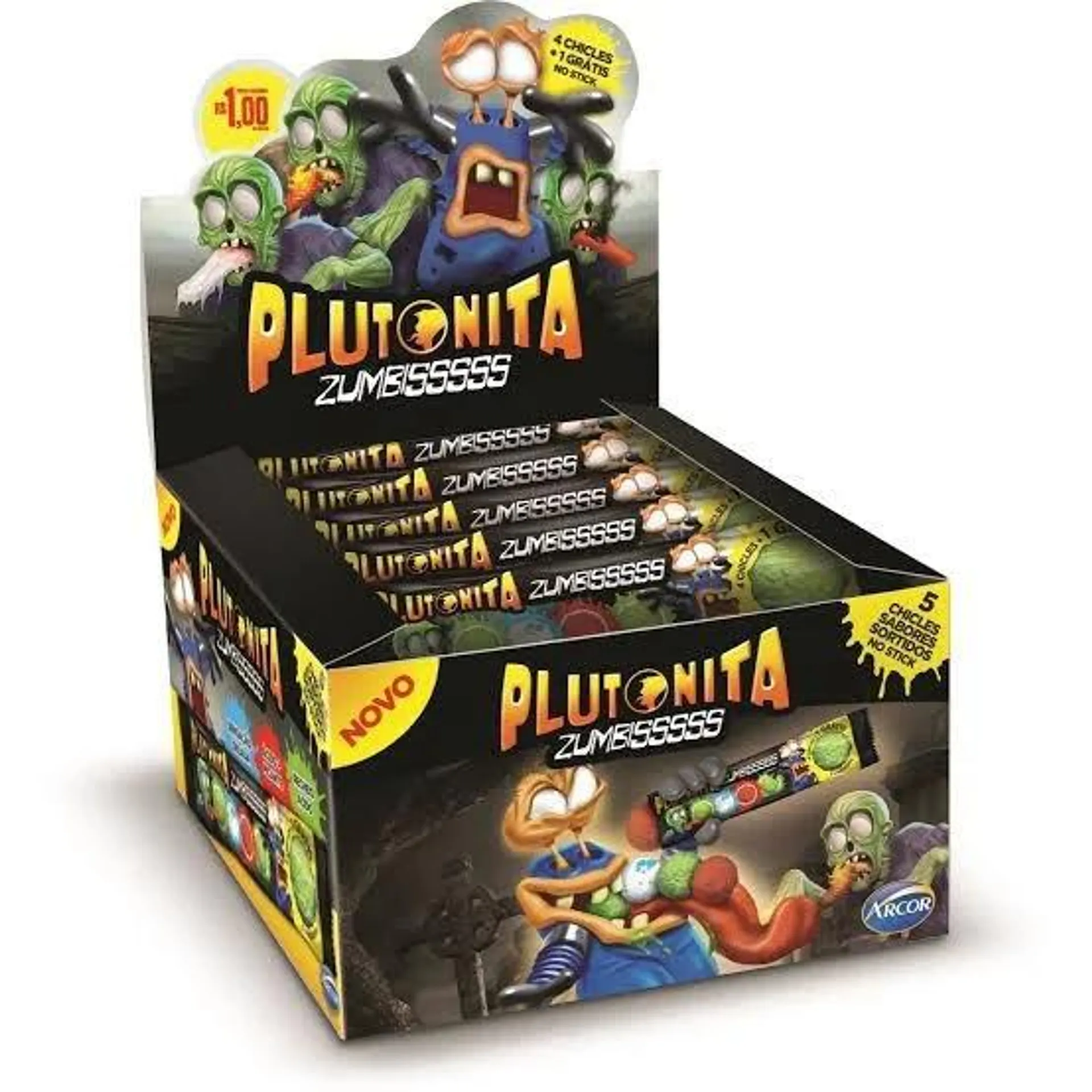 Chiclete Plutonita Zumbis 337g