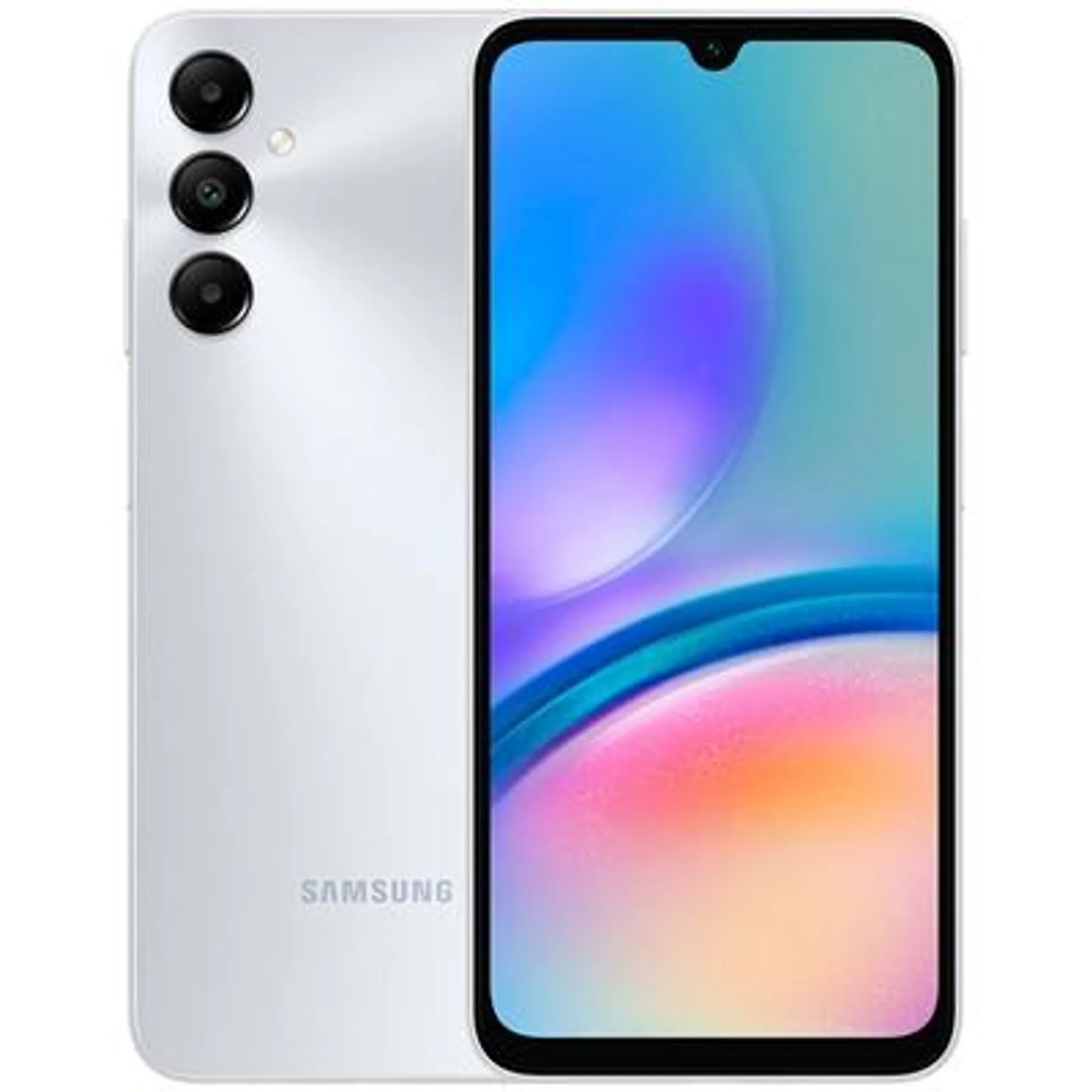 Smartphone Samsung A05S 128GB Prata Tela 6.7" Câmera Traseira Tripla 50MP + 2MP + 2MP 6GB RAM