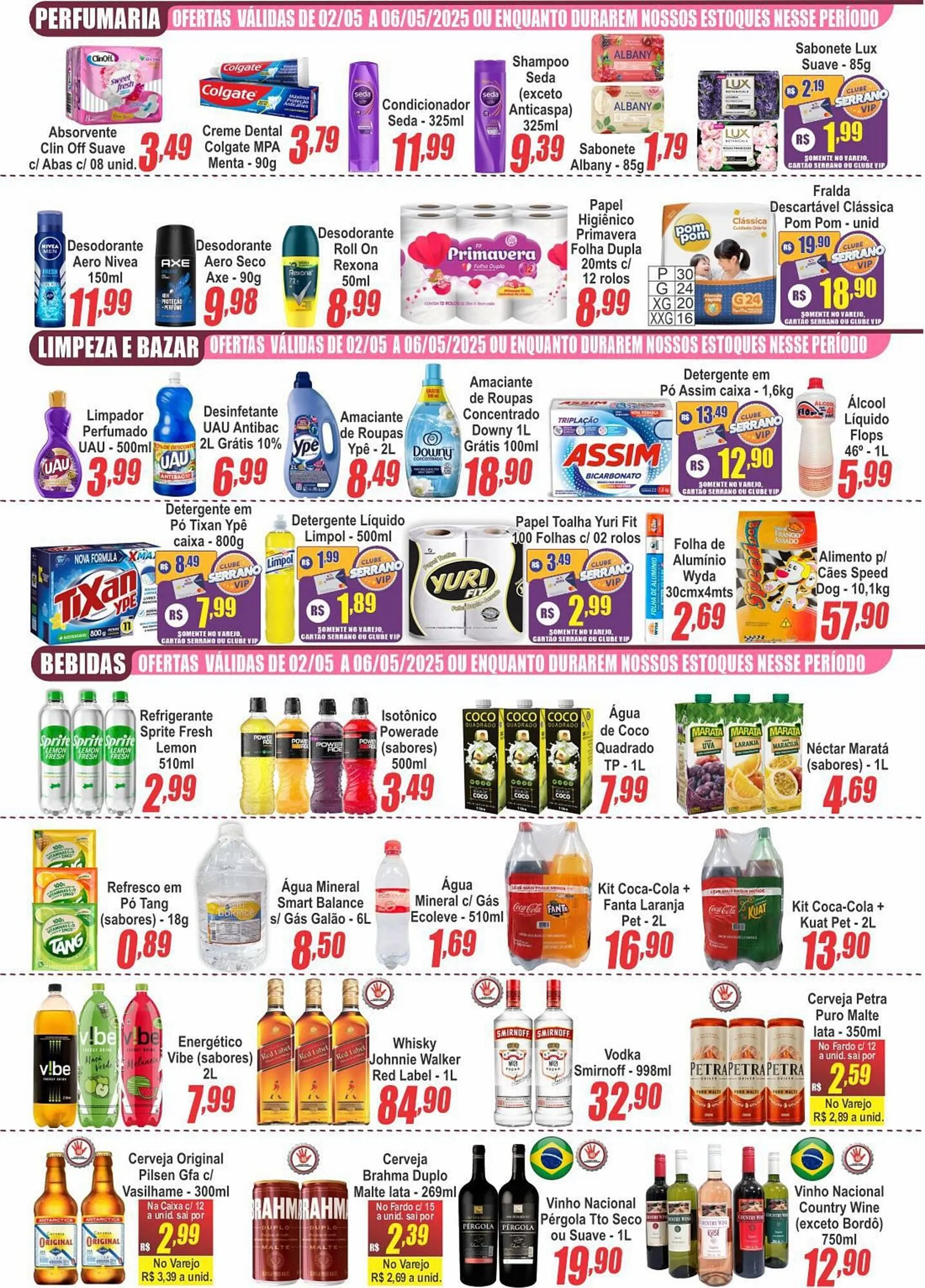 Encarte de Catálogo Serrano Supermercado 30 de abril até 6 de maio 2025 - Pagina 2