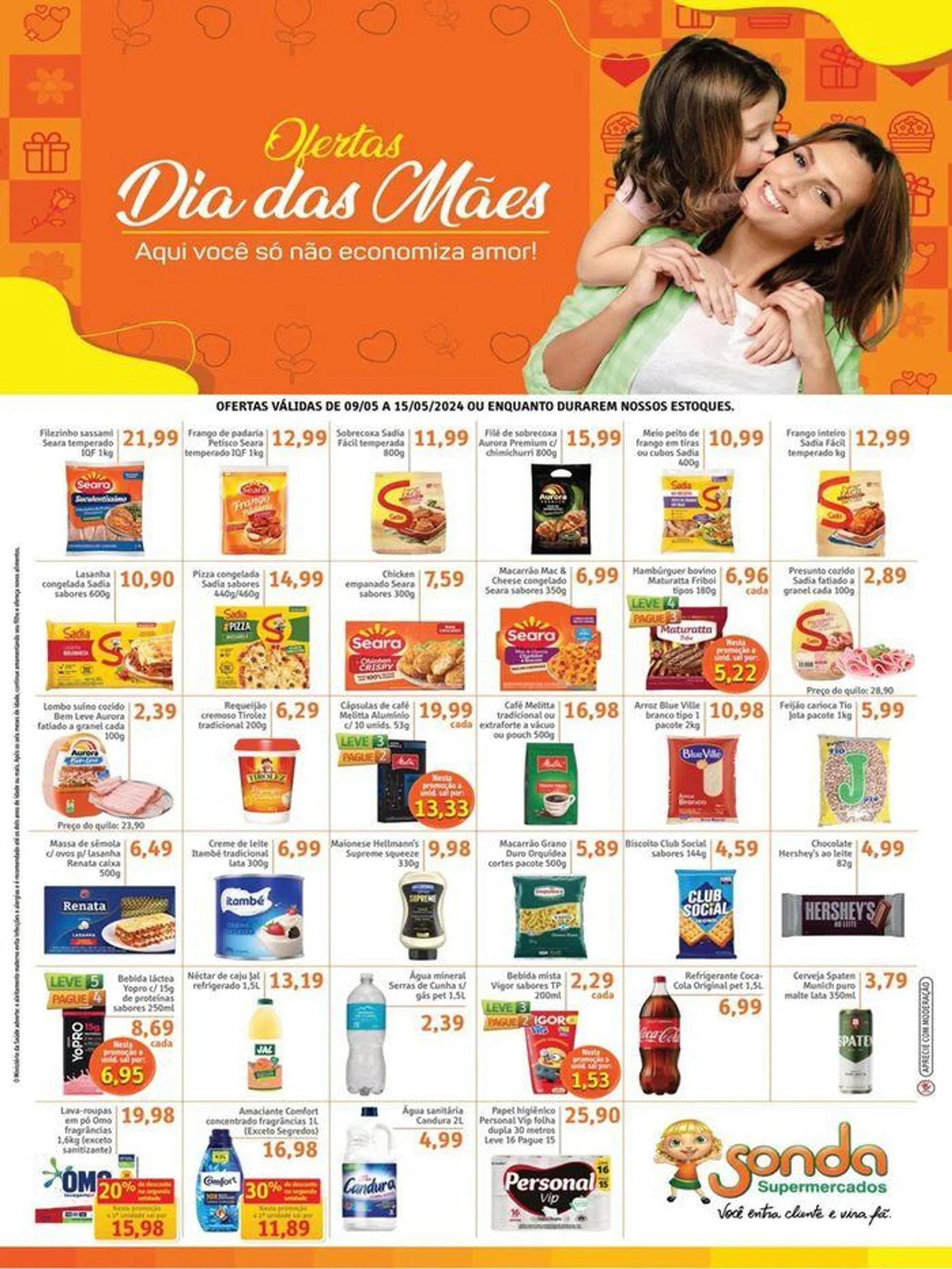 Encarte de Ofertas Sonda Supermercados 10 de maio até 15 de maio 2024 - Pagina 1