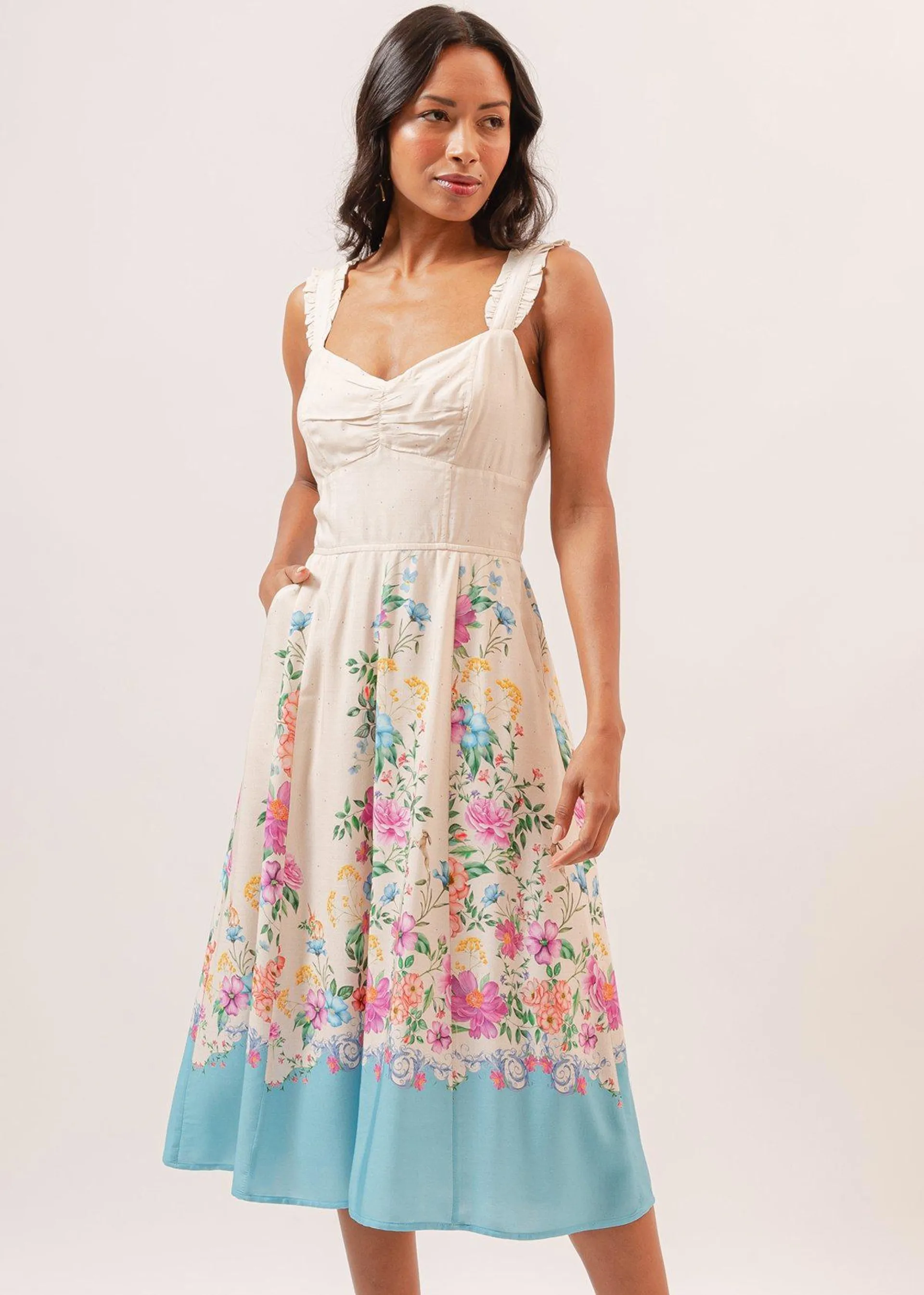 Vestido Midi Jardim Botânico V