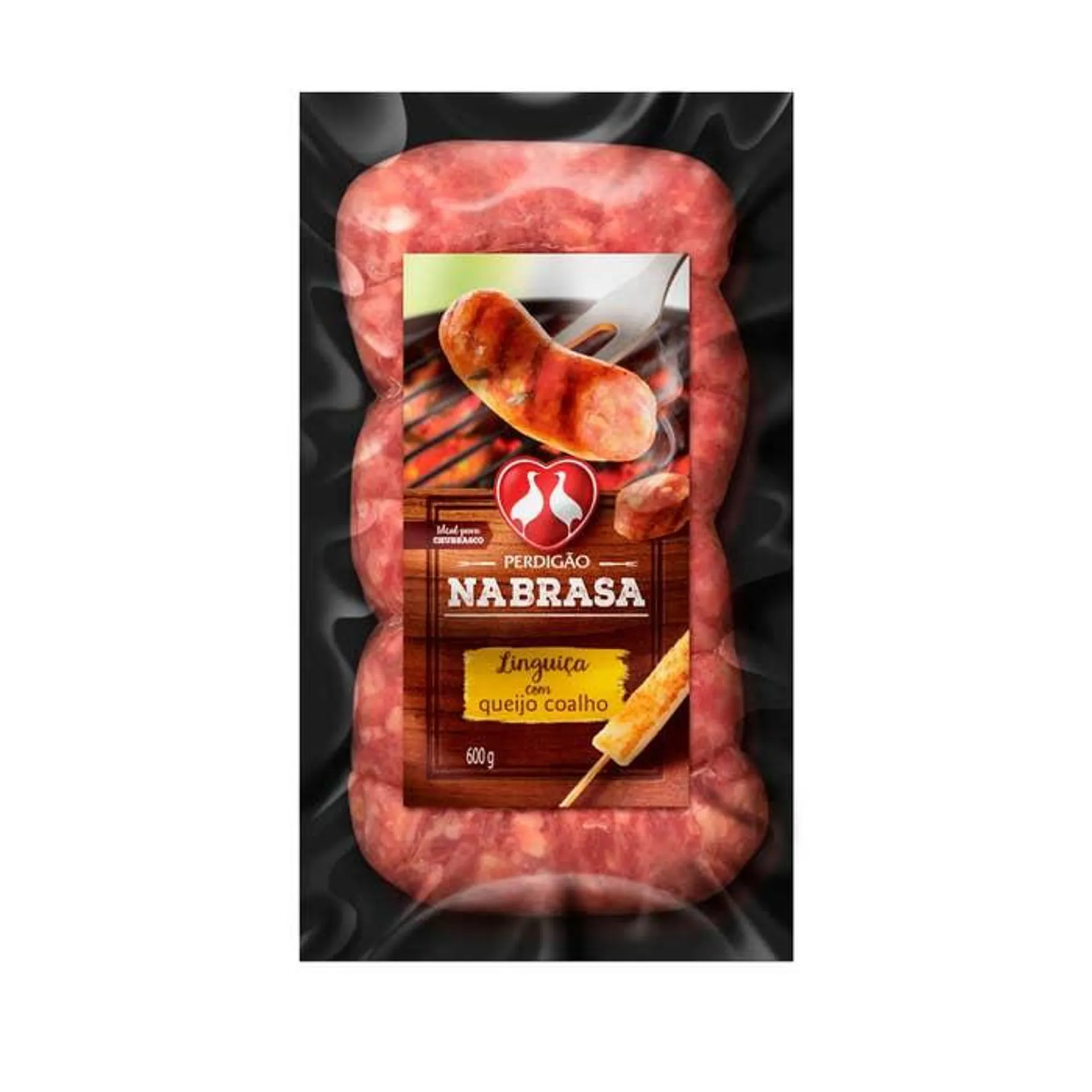 Linguiça Na Brasa Com Queijo Congelado Pacote 600g