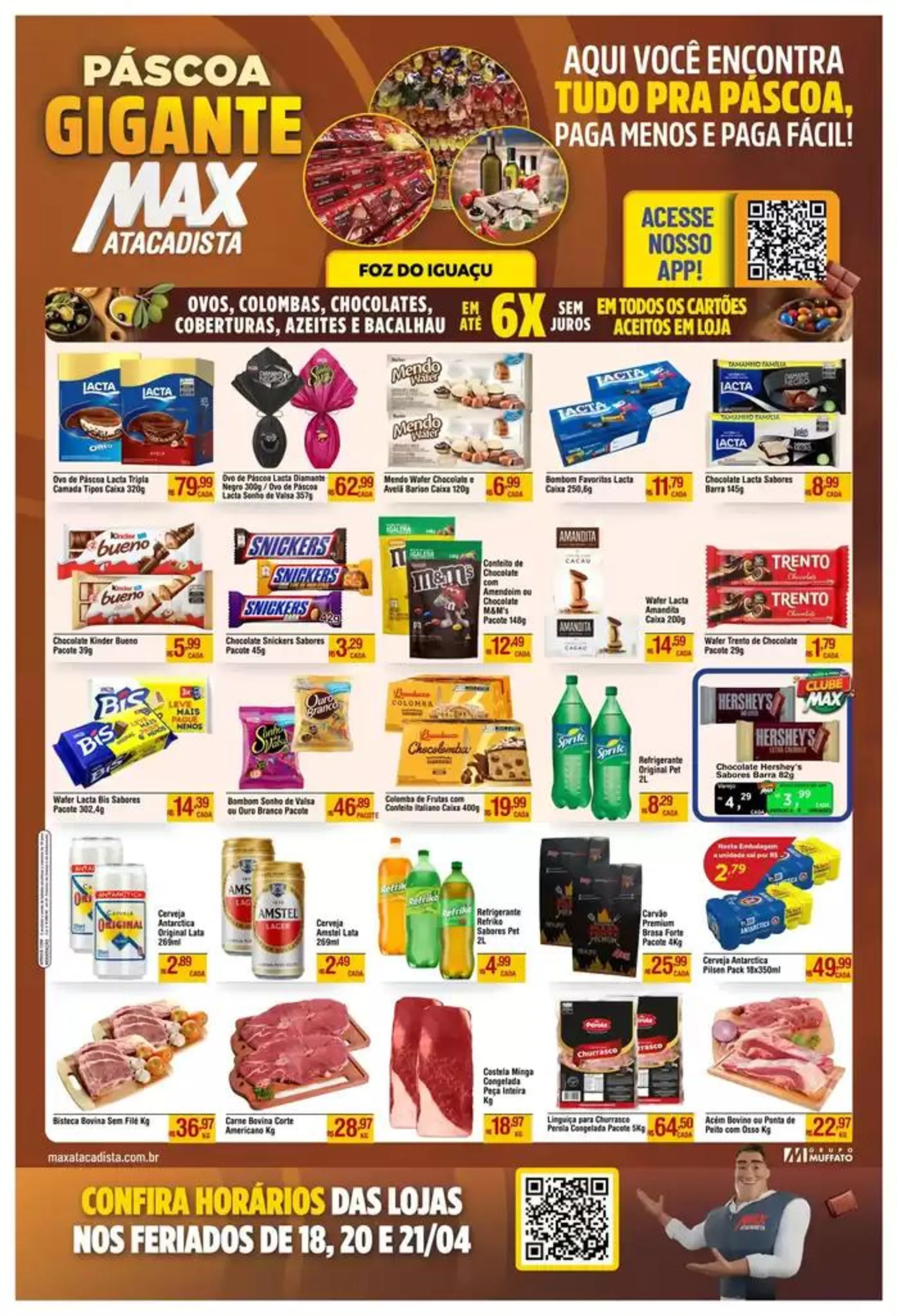 Encarte de Ofertas exclusivas e pechinchas 18 de abril até 21 de abril 2025 - Pagina 1