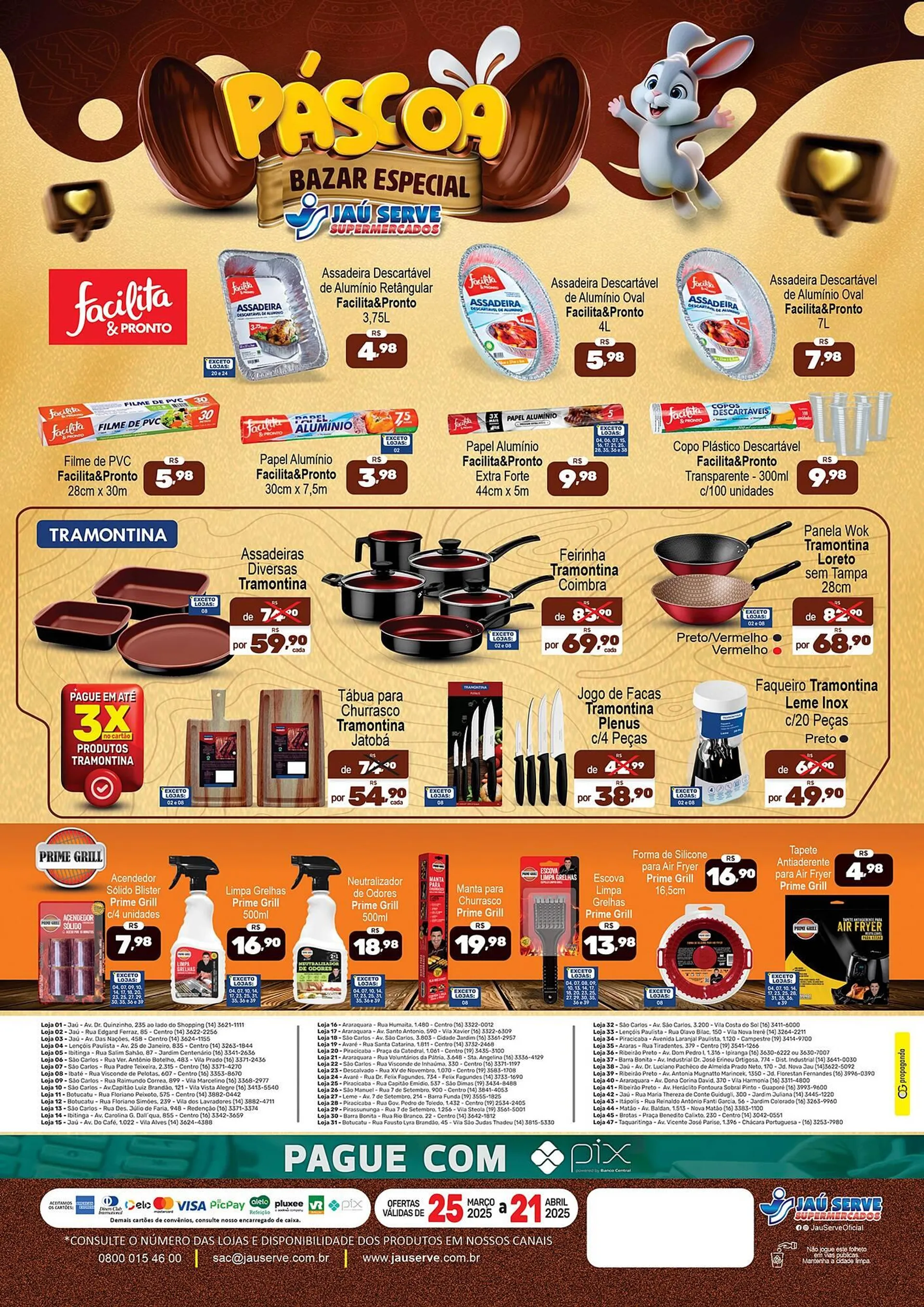 Encarte de Catálogo Supermercados Jau Serve 31 de março até 20 de abril 2025 - Pagina 2