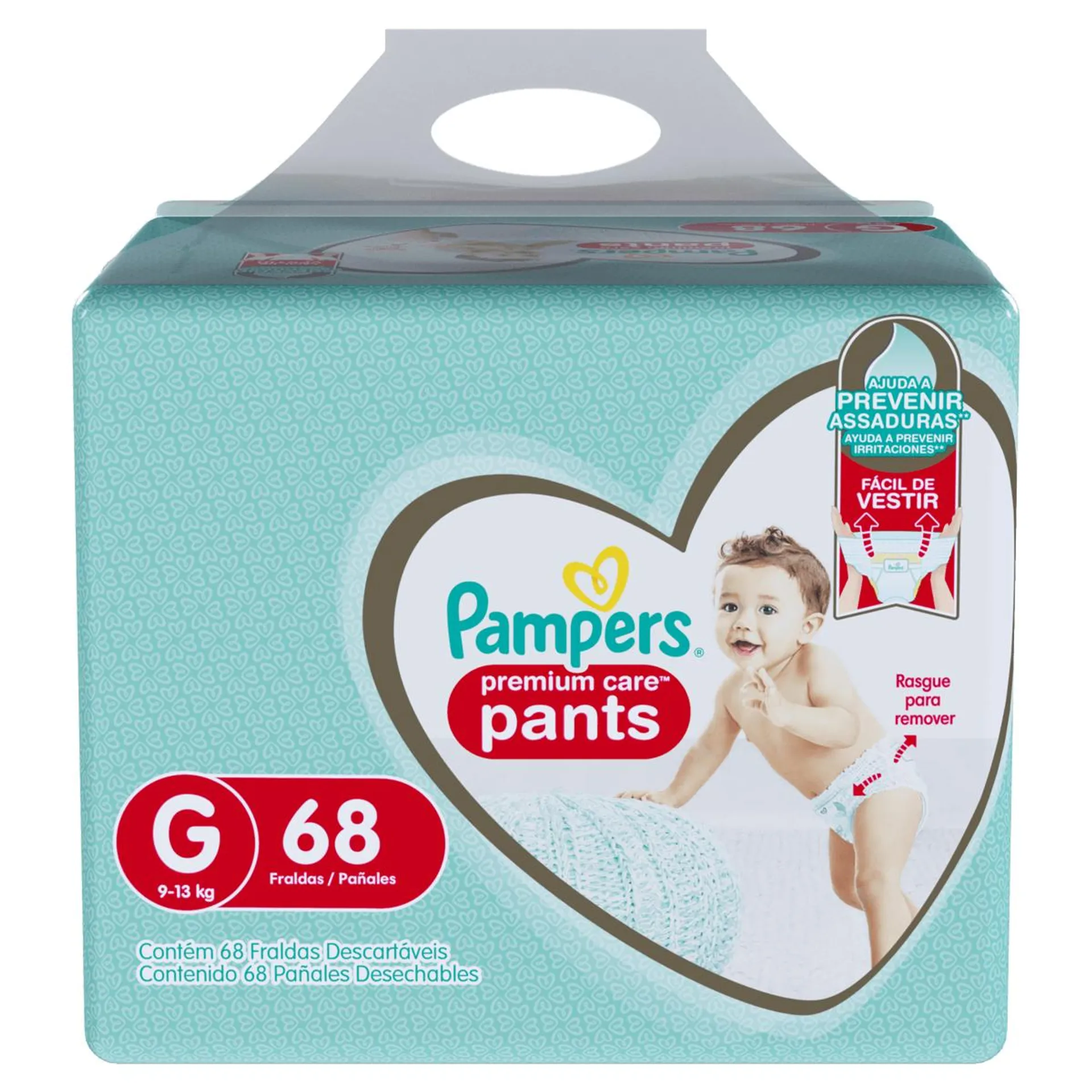 Fralda Pampers Pants Premium Care Top G C/68