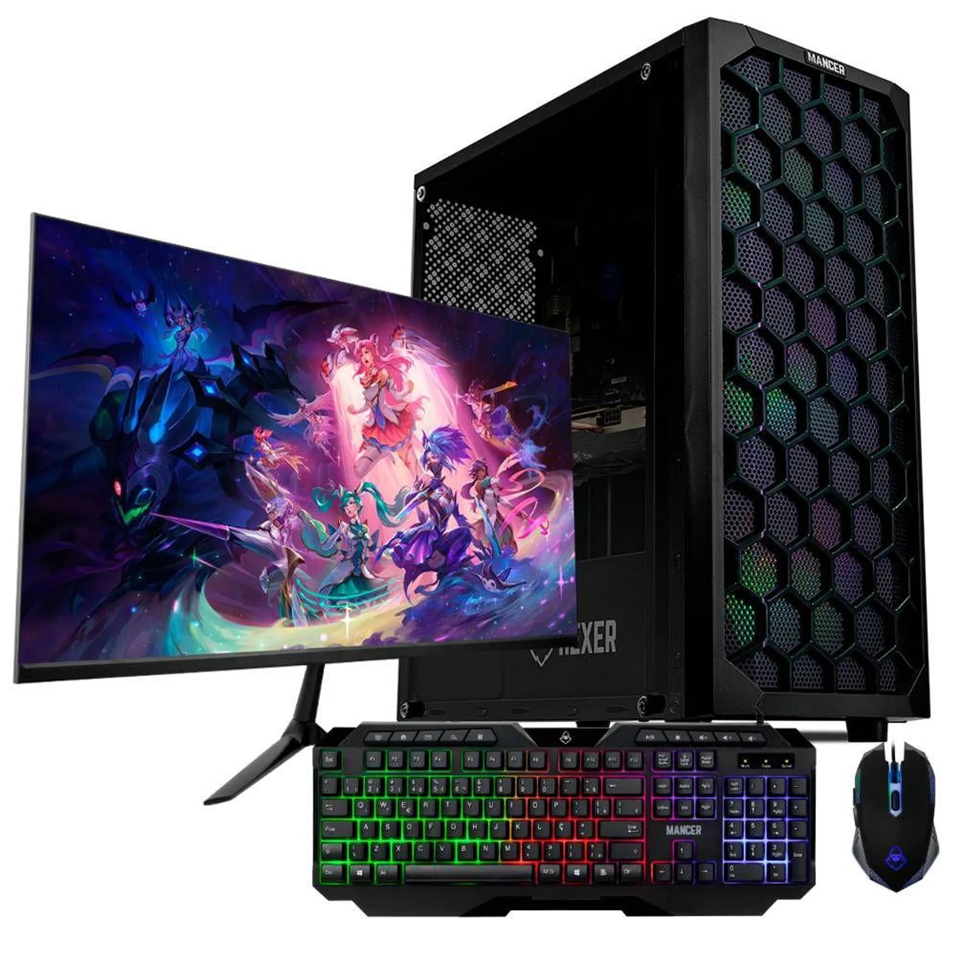 Computador Completo Pichau Gamer Udyat IV, Intel i5-10400F, GeForce GTX 1650 4GB, 16GB DDR4, SSD 480GB + Monitor + Kit Periféricos