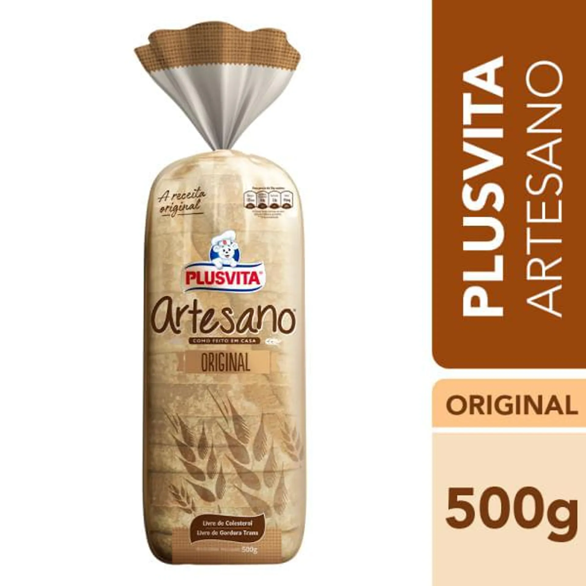 Pão de Forma Plus Vita Artesano 500g