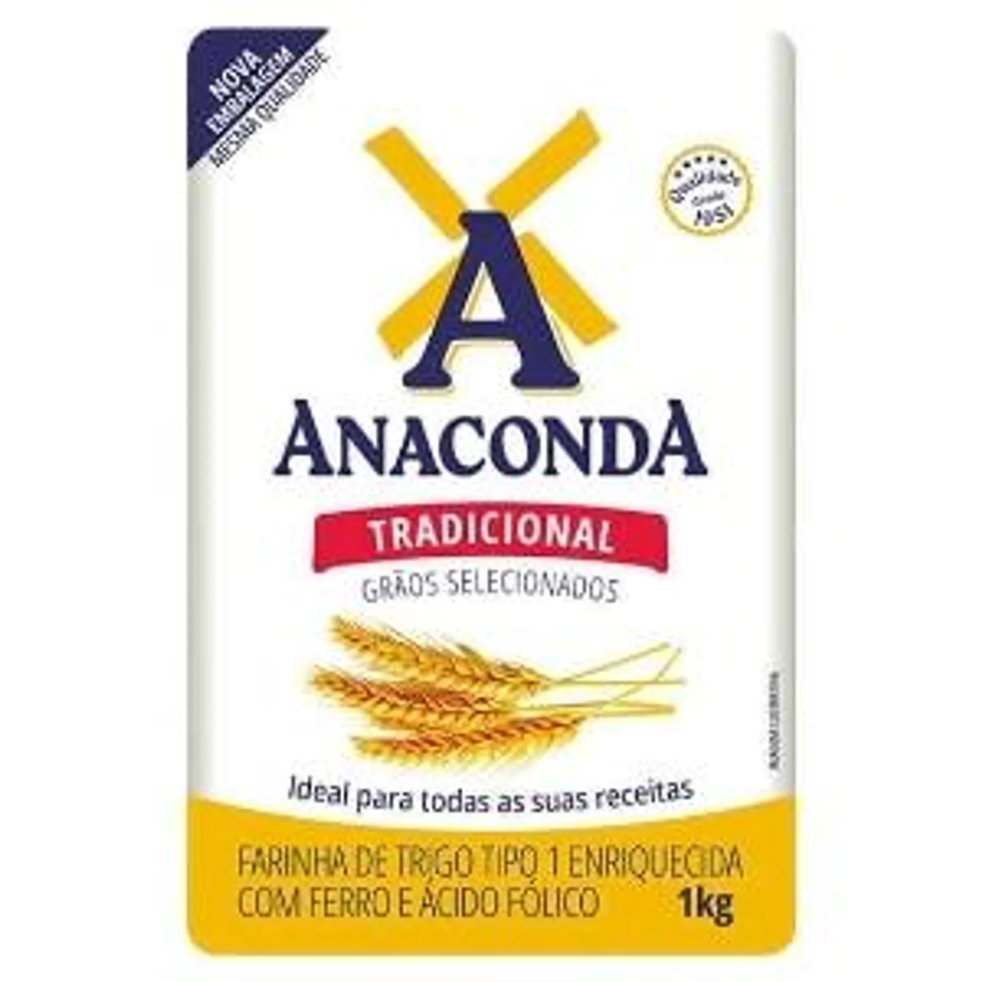 Farinha de Trigo Anaconda Tradicional 1kg