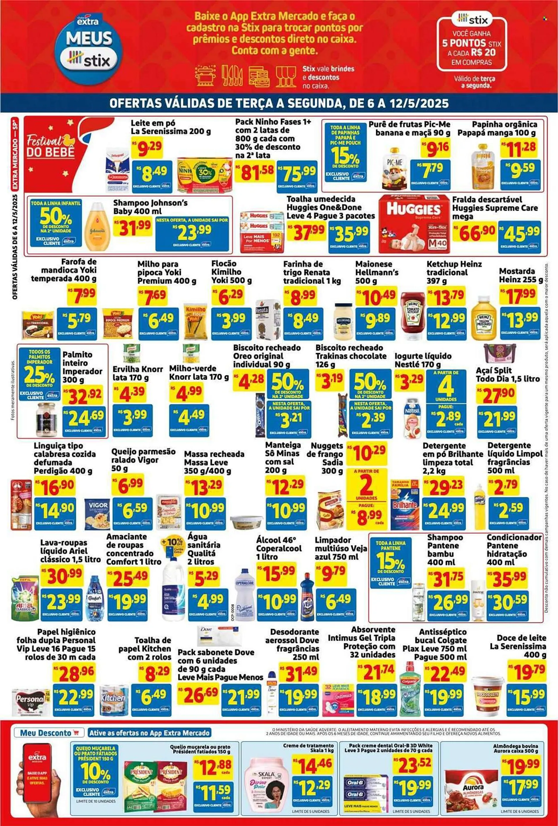 Encarte de Catálogo Mercado Extra 6 de maio até 12 de maio 2025 - Pagina 2