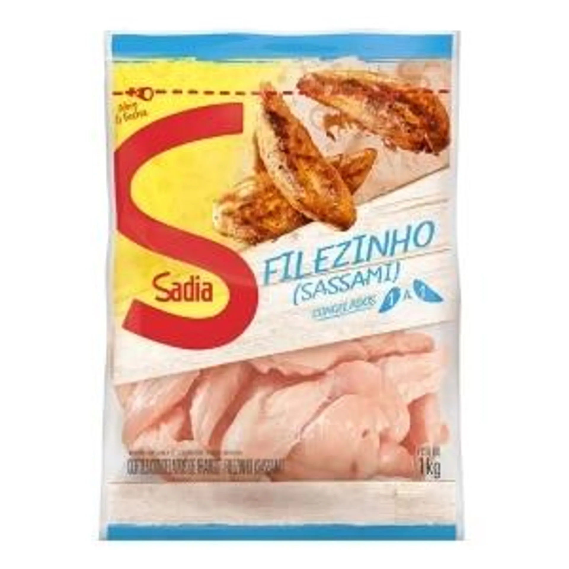 Filezinho de Frango Congelado Sadia Pacote 1kg