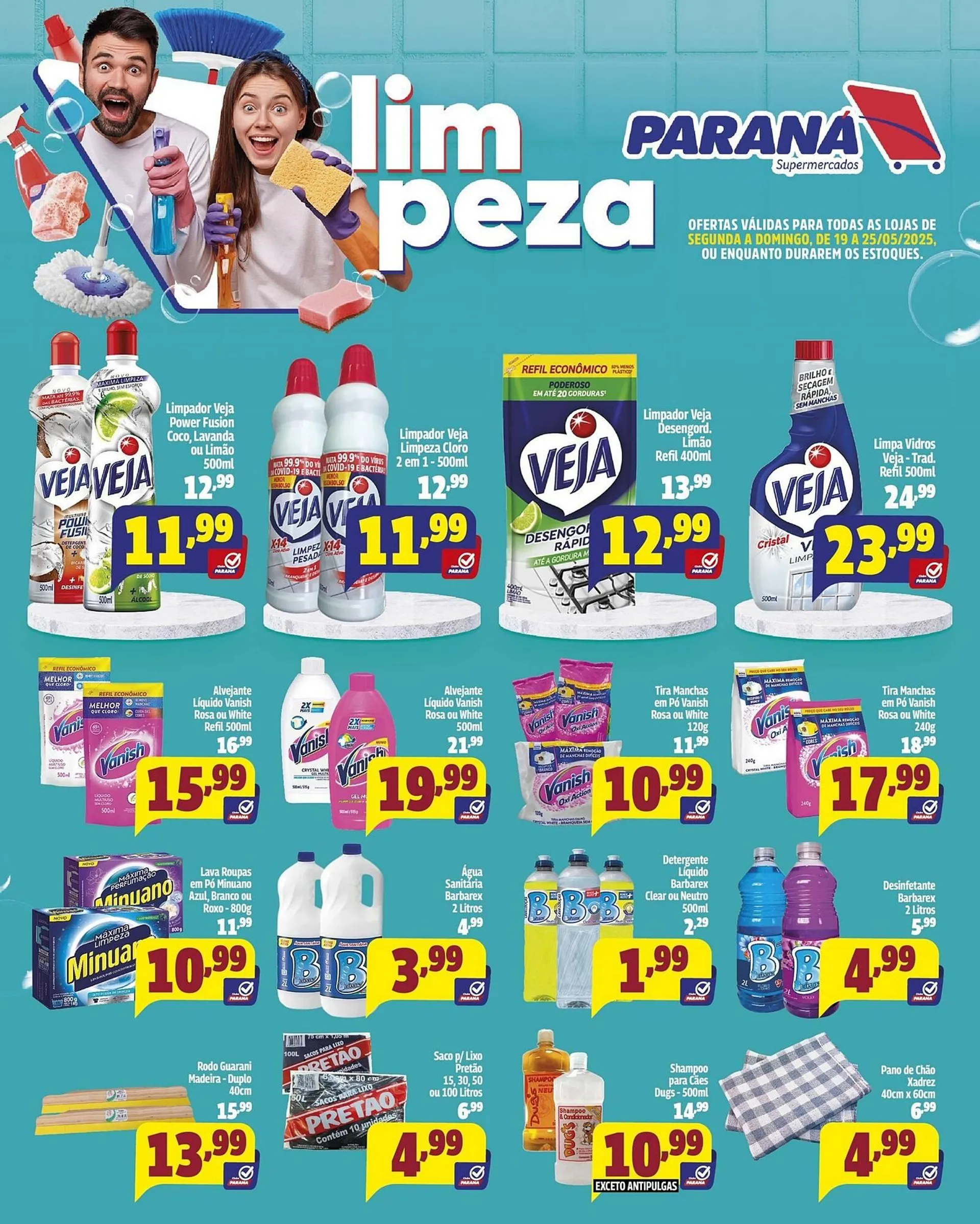 Encarte de Catálogo Supermercado Paraná 20 de maio até 25 de maio 2025 - Pagina 1
