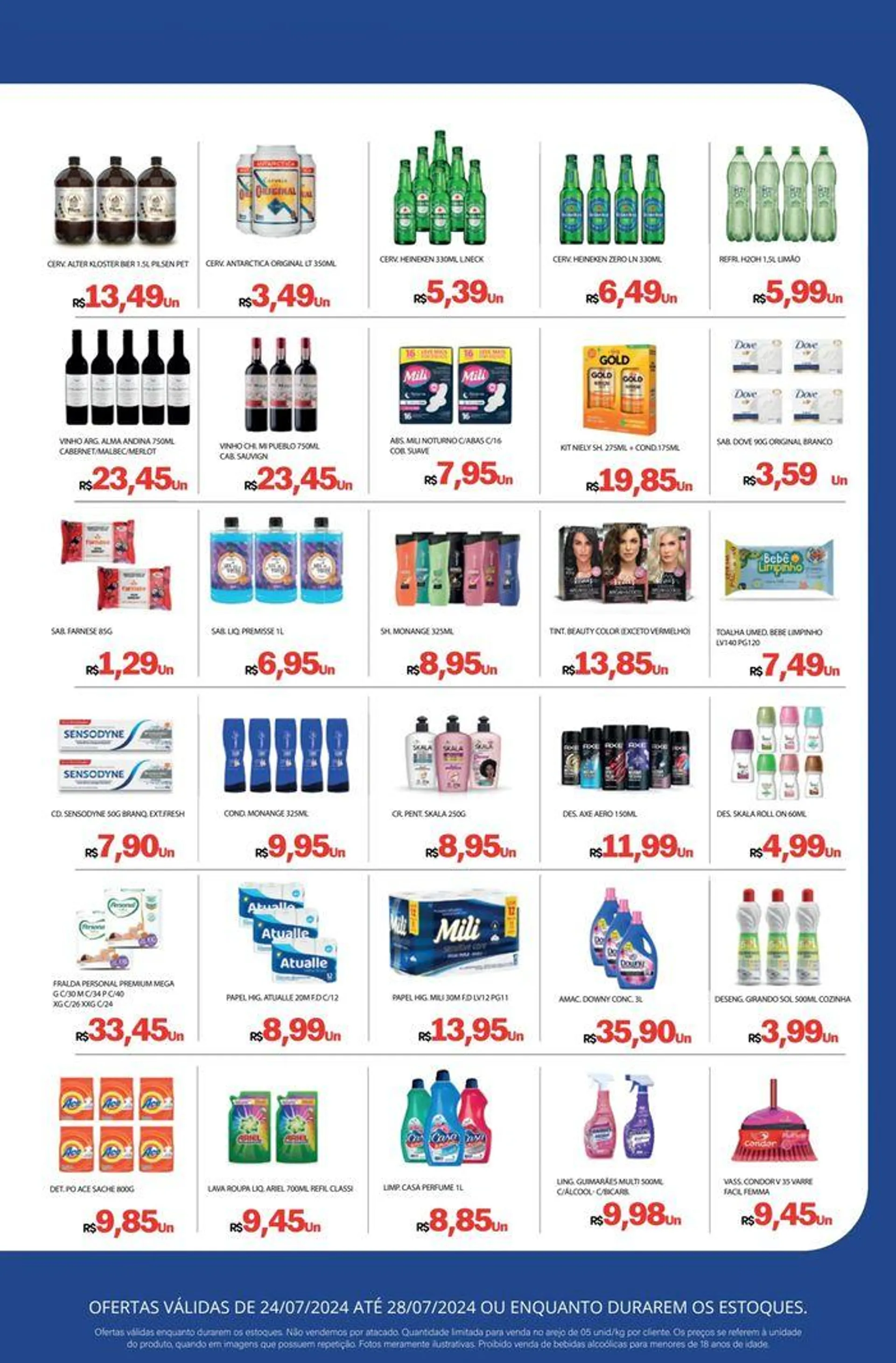 Encarte de Oferta Supermercado Vitorino 24 de julho até 28 de julho 2024 - Pagina 3