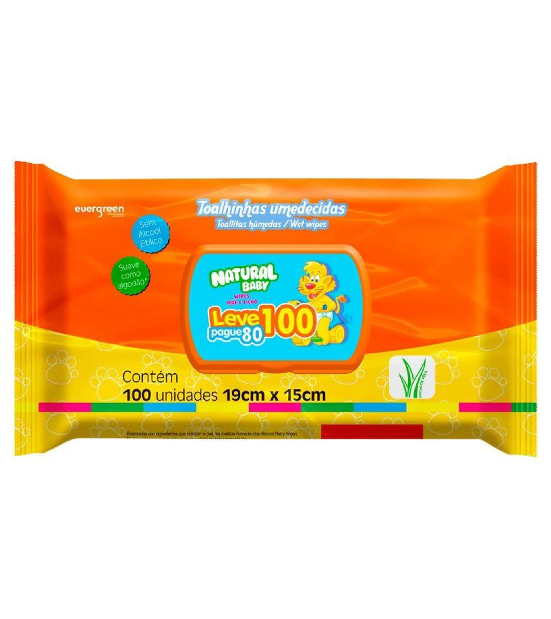 Toalha Umedecida Natural Baby Leve 100 Pague 80 Especial