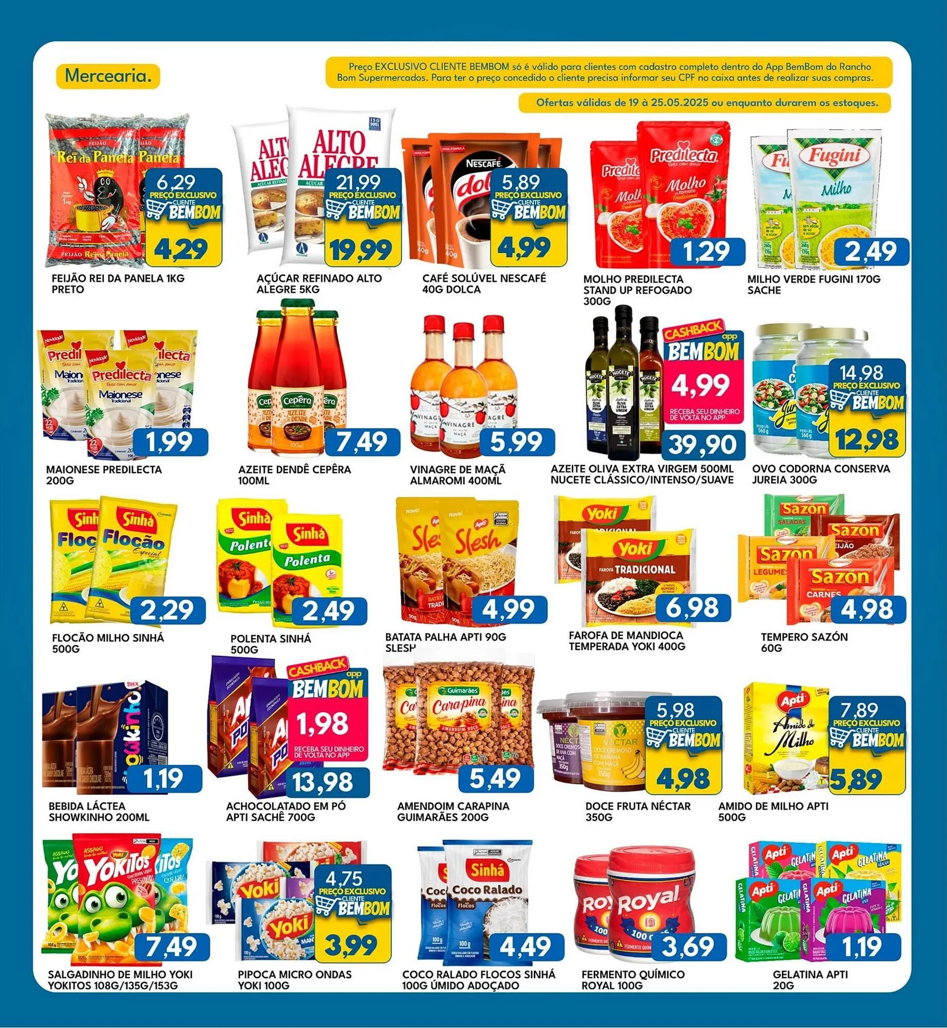 Encarte de Catálogo Rancho Bom Supermercados 19 de maio até 25 de maio 2025 - Pagina 2