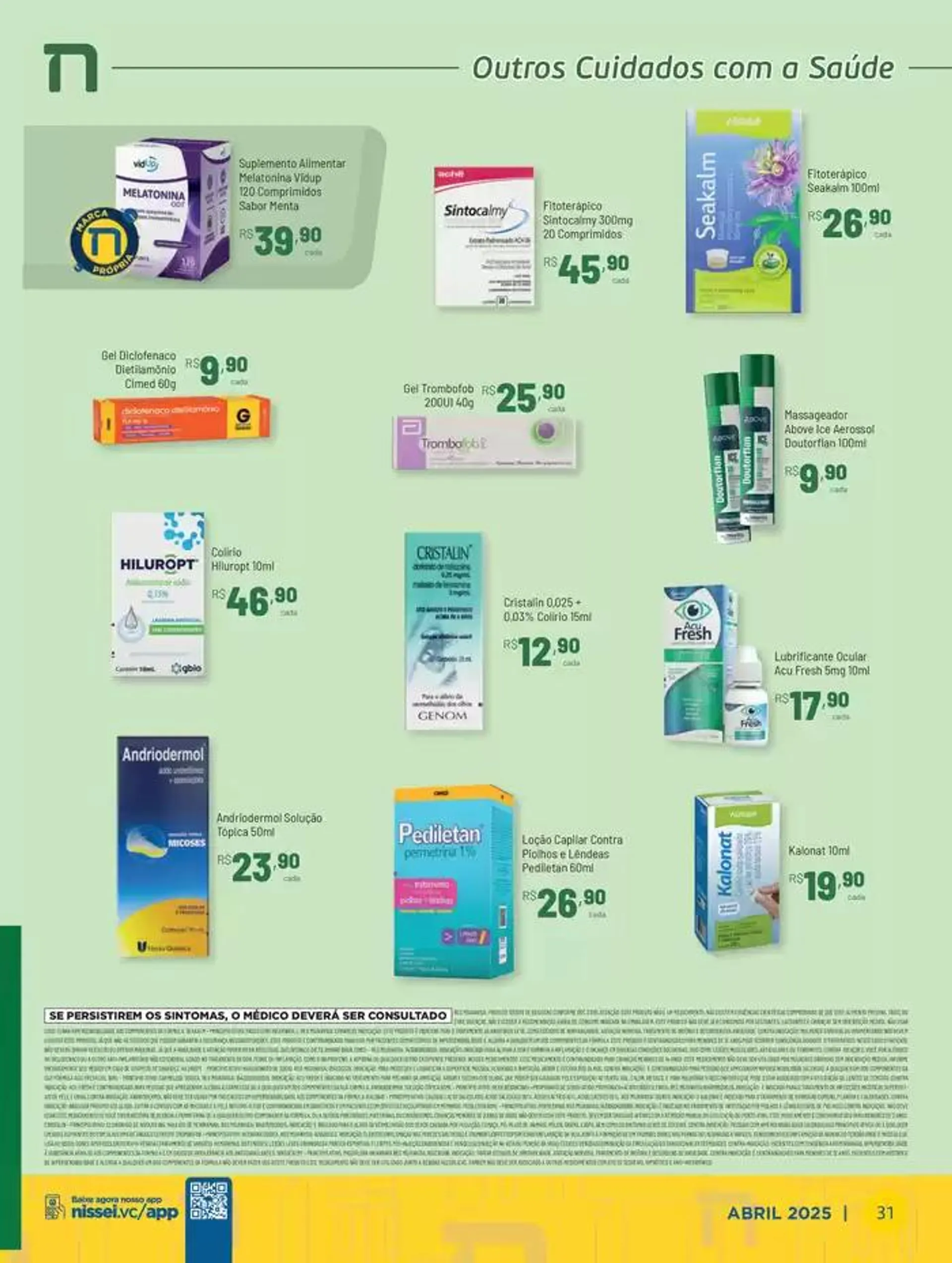 Encarte de  Preços “POR” válido para o Estado do Paraná  2 de abril até 1 de maio 2025 - Pagina 31