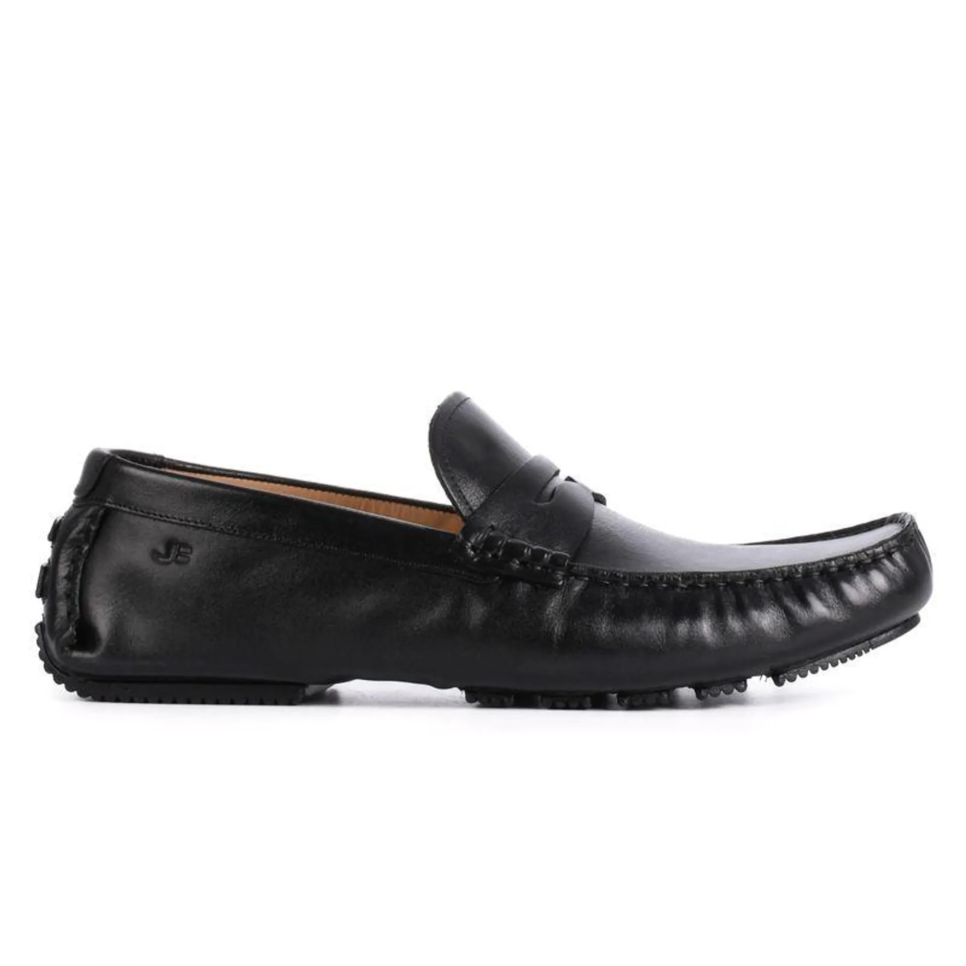 Mocassim Masculino Preto Couro