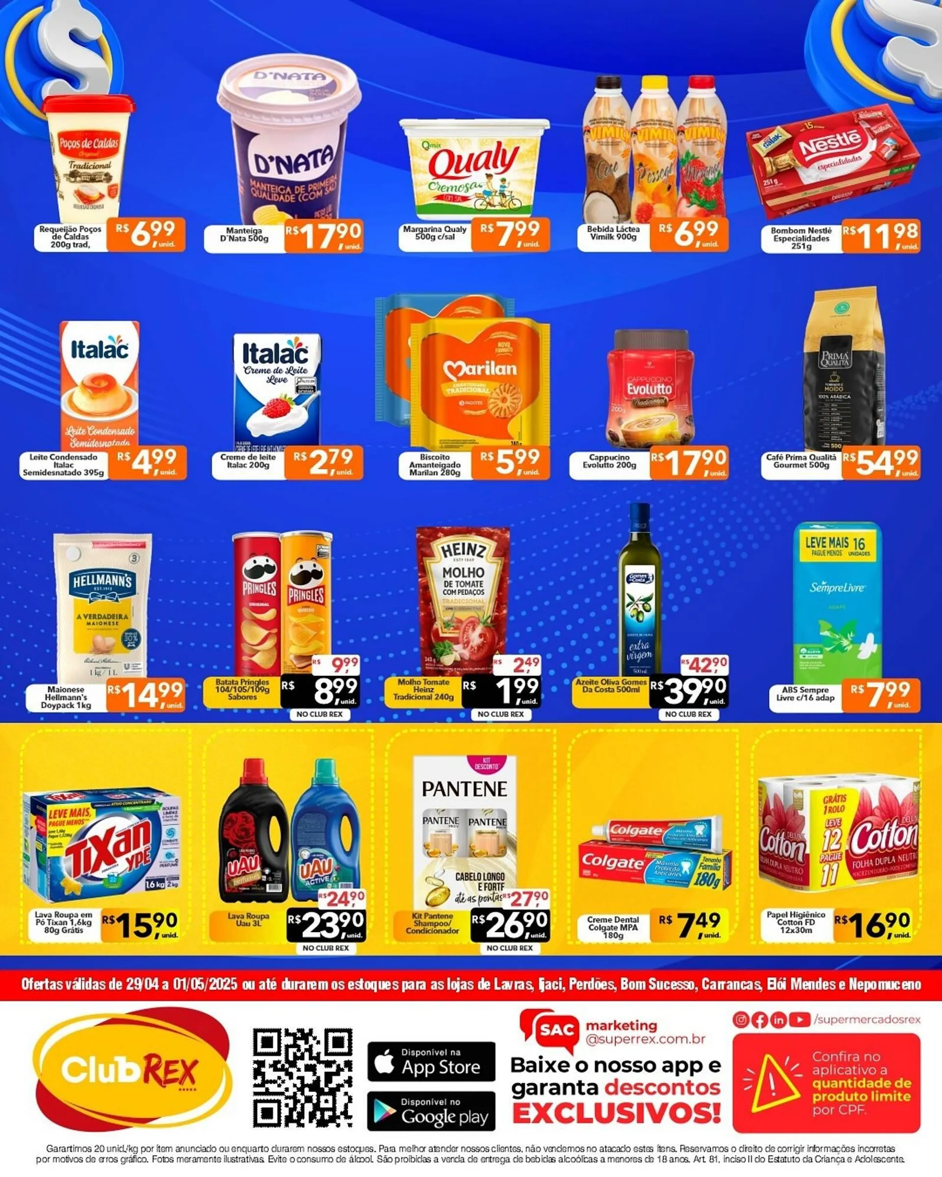 Encarte de Catálogo Supermercados Rex 28 de abril até 1 de maio 2025 - Pagina 2