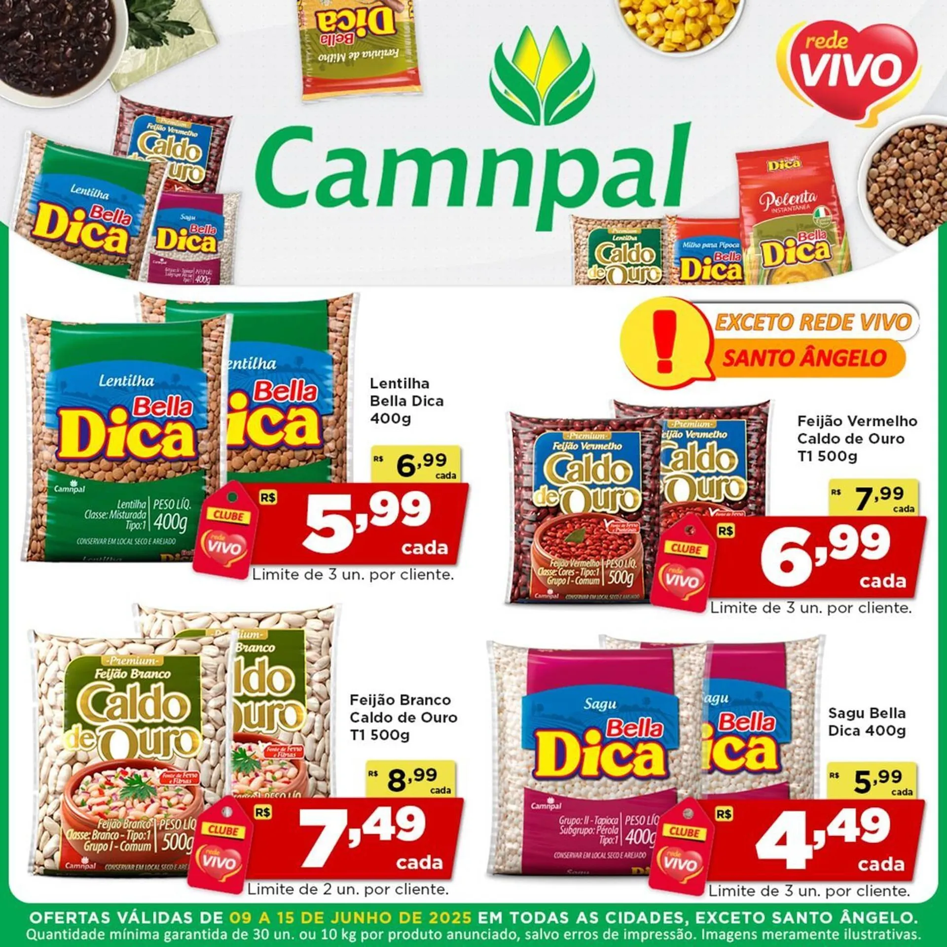 Encarte de Catálogo Rede Vivo 9 de junho até 15 de junho 2025 - Pagina 3