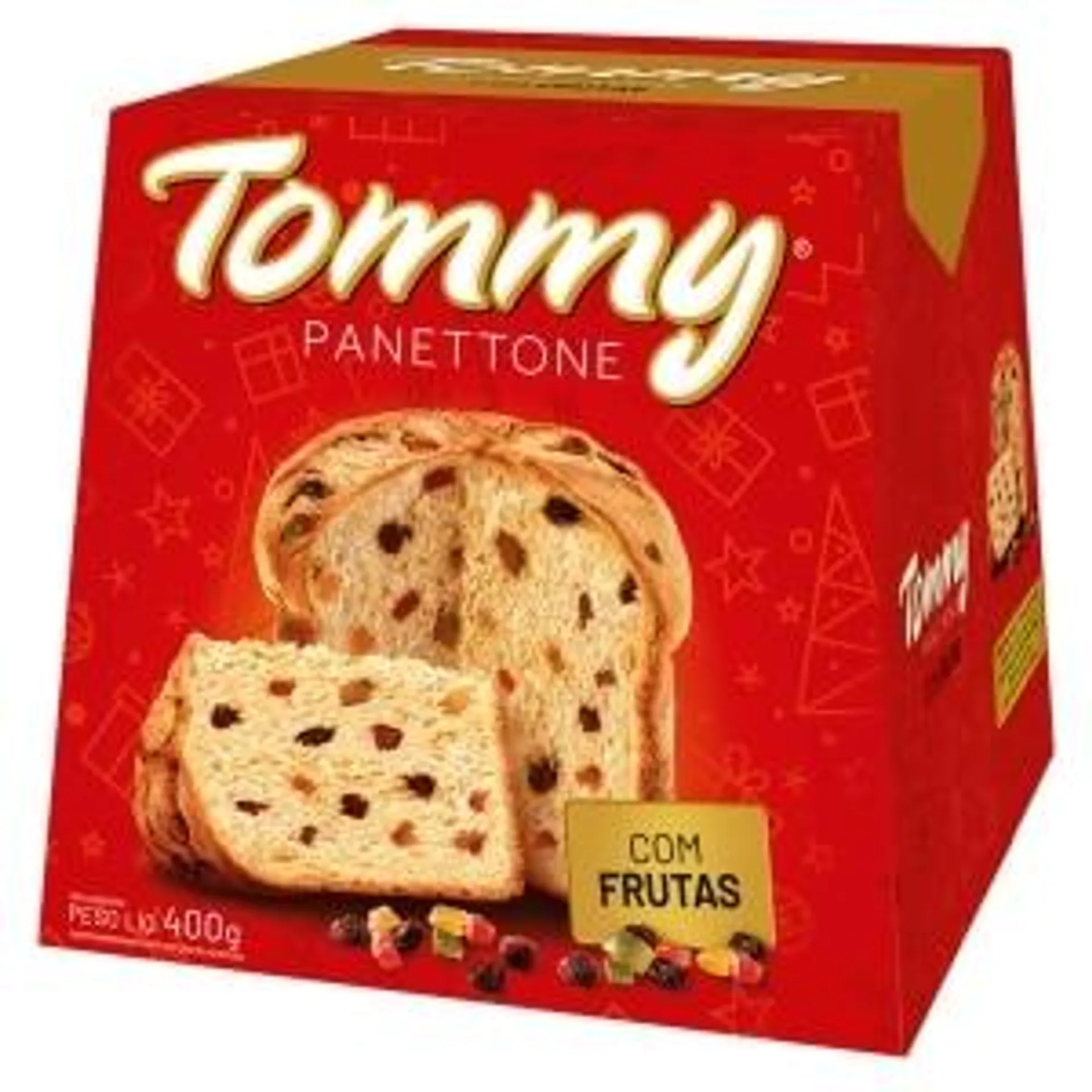 Panetone de Frutas Tommy 400g