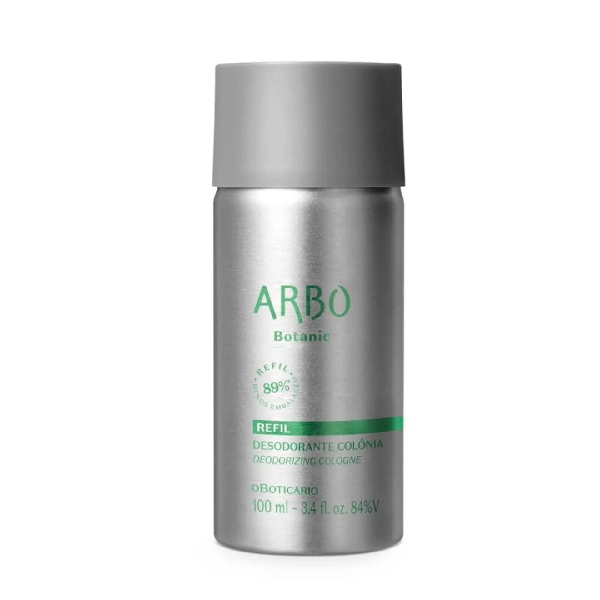 Refil Arbo Botanic Desodorante Colônia 100ml