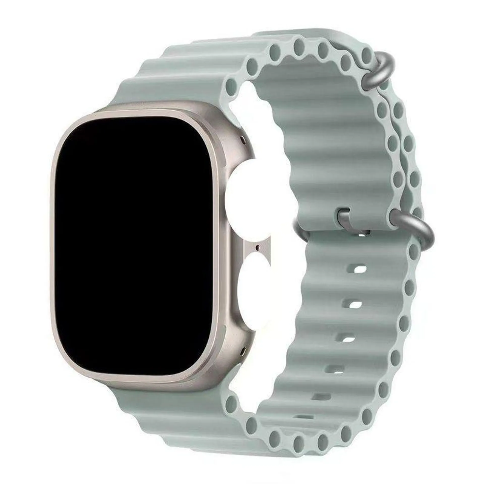 Pulseira Onlulada Loop Para Smartwatch 49mm Cor:cinza