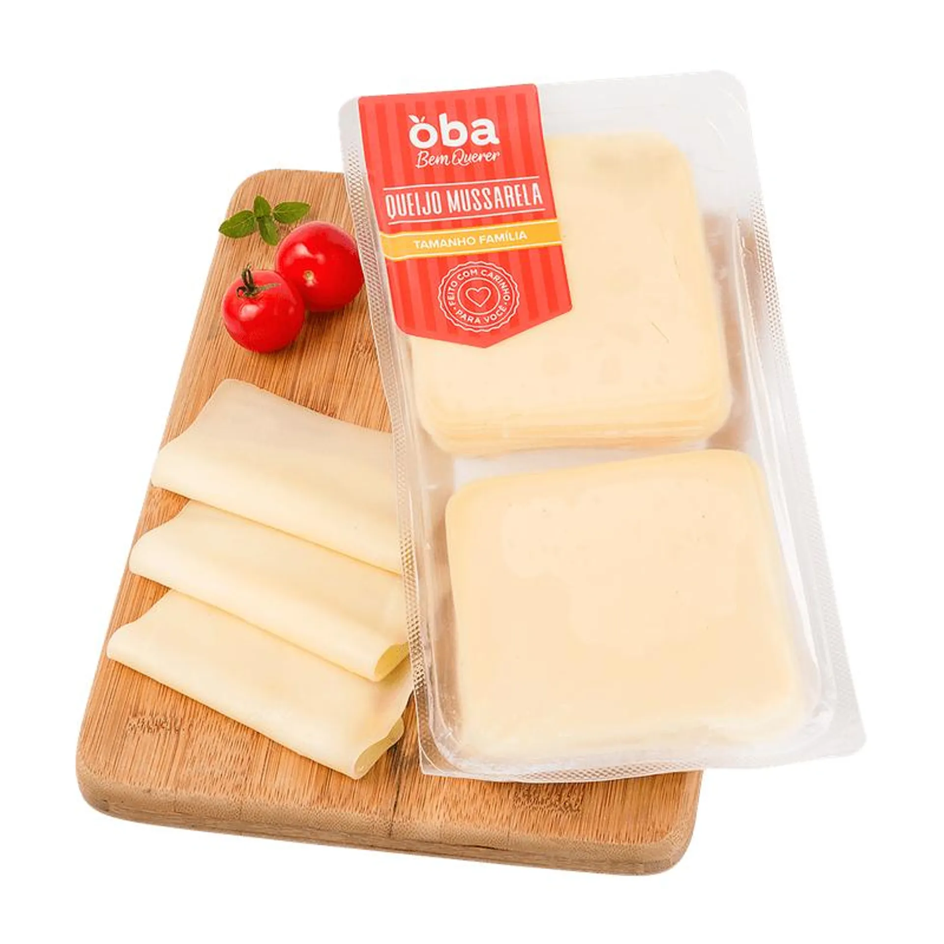 Queijo Muçarela Oba Bem Querer Fatiado 500g