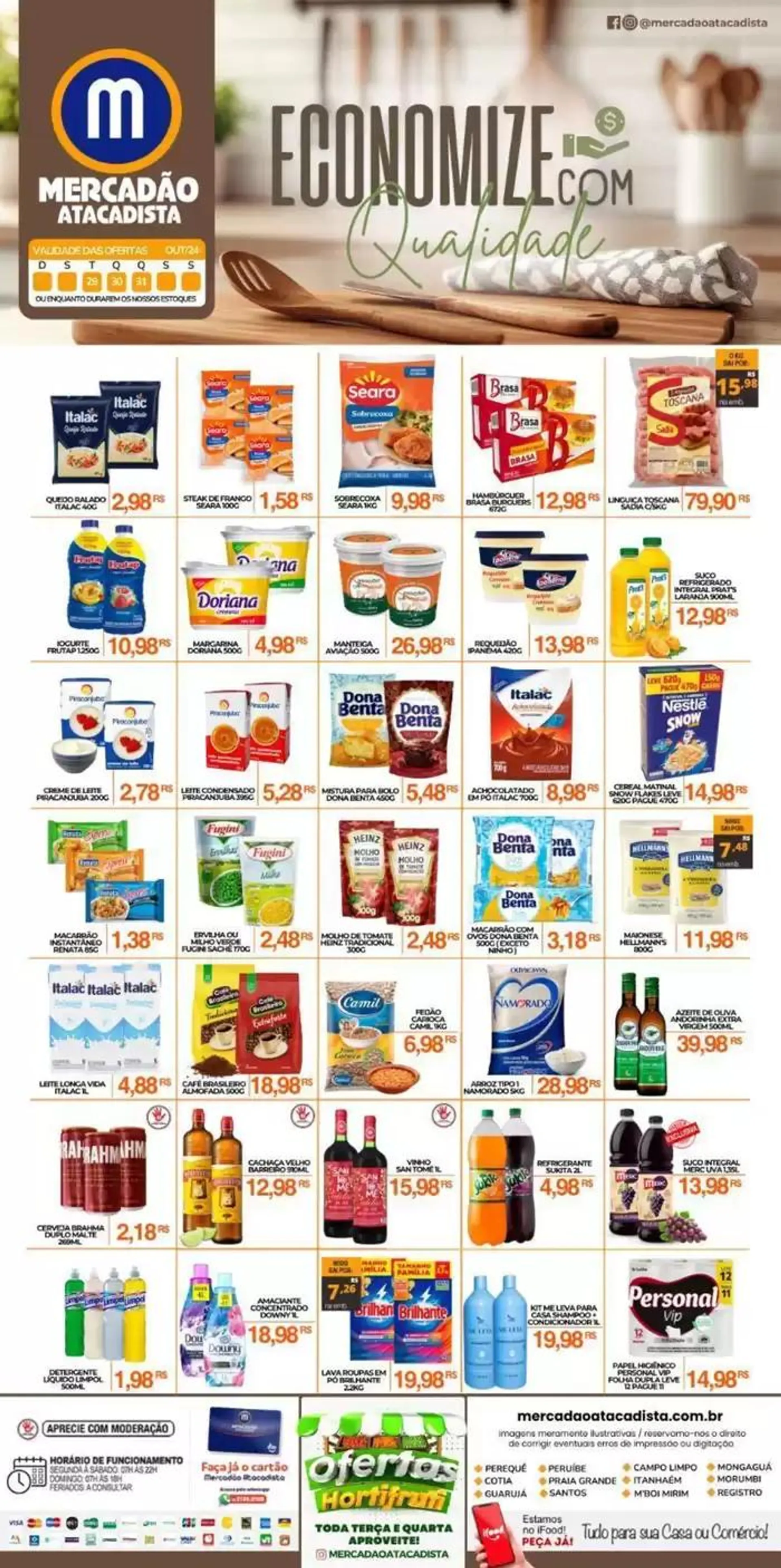 Encarte de Melhor Ofertas Mercadão Atacadista 31 de outubro até 3 de novembro 2024 - Pagina 9