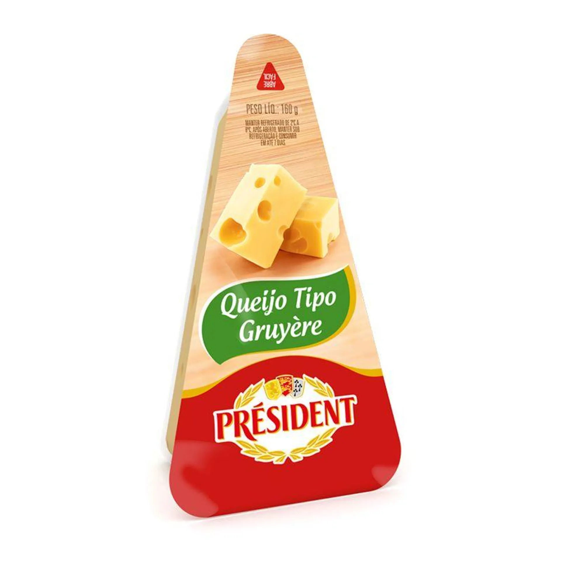 Queijo Gruyere President 160g