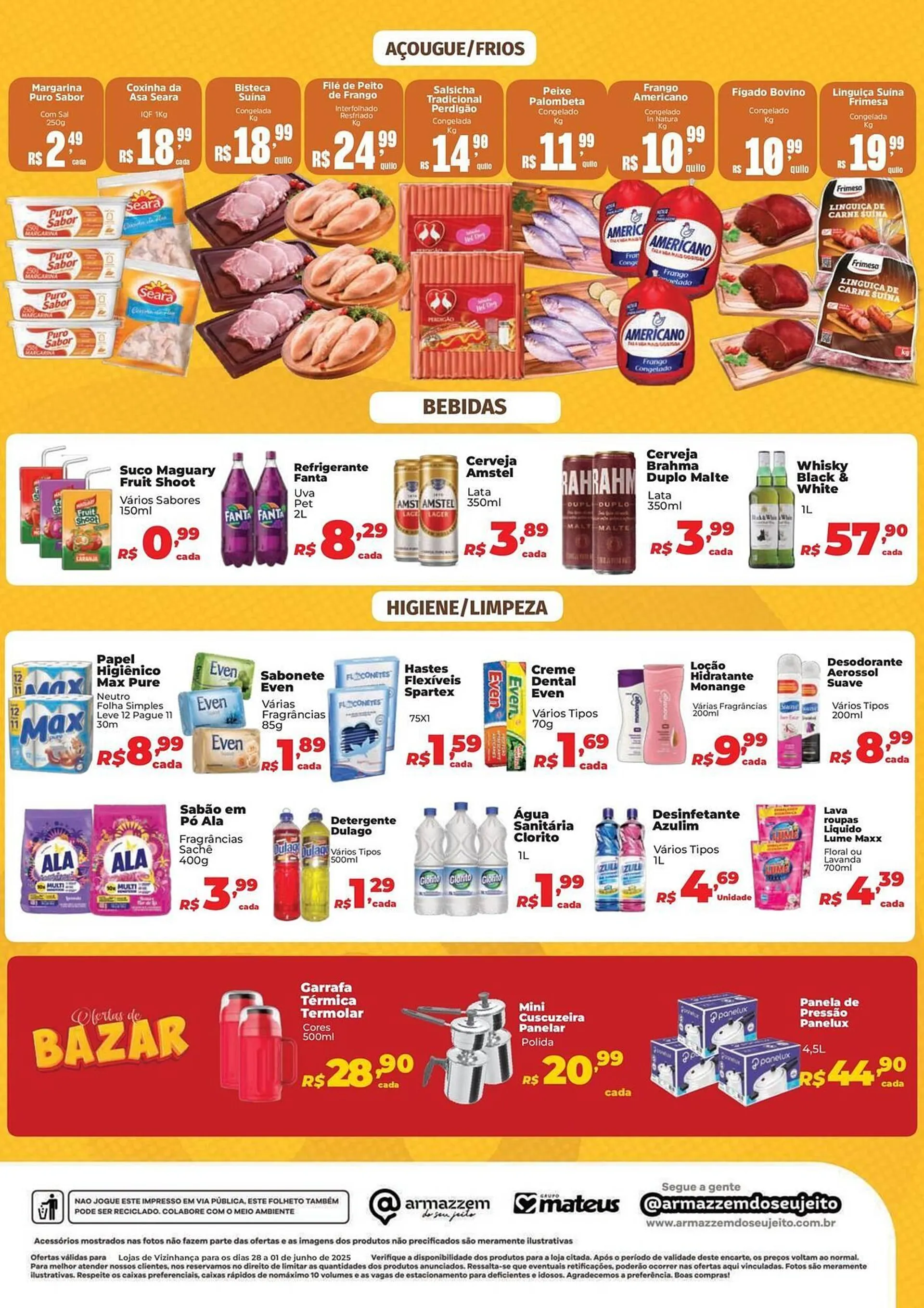 Encarte de Catálogo Supermercados Mateus 28 de maio até 1 de junho 2025 - Pagina 2