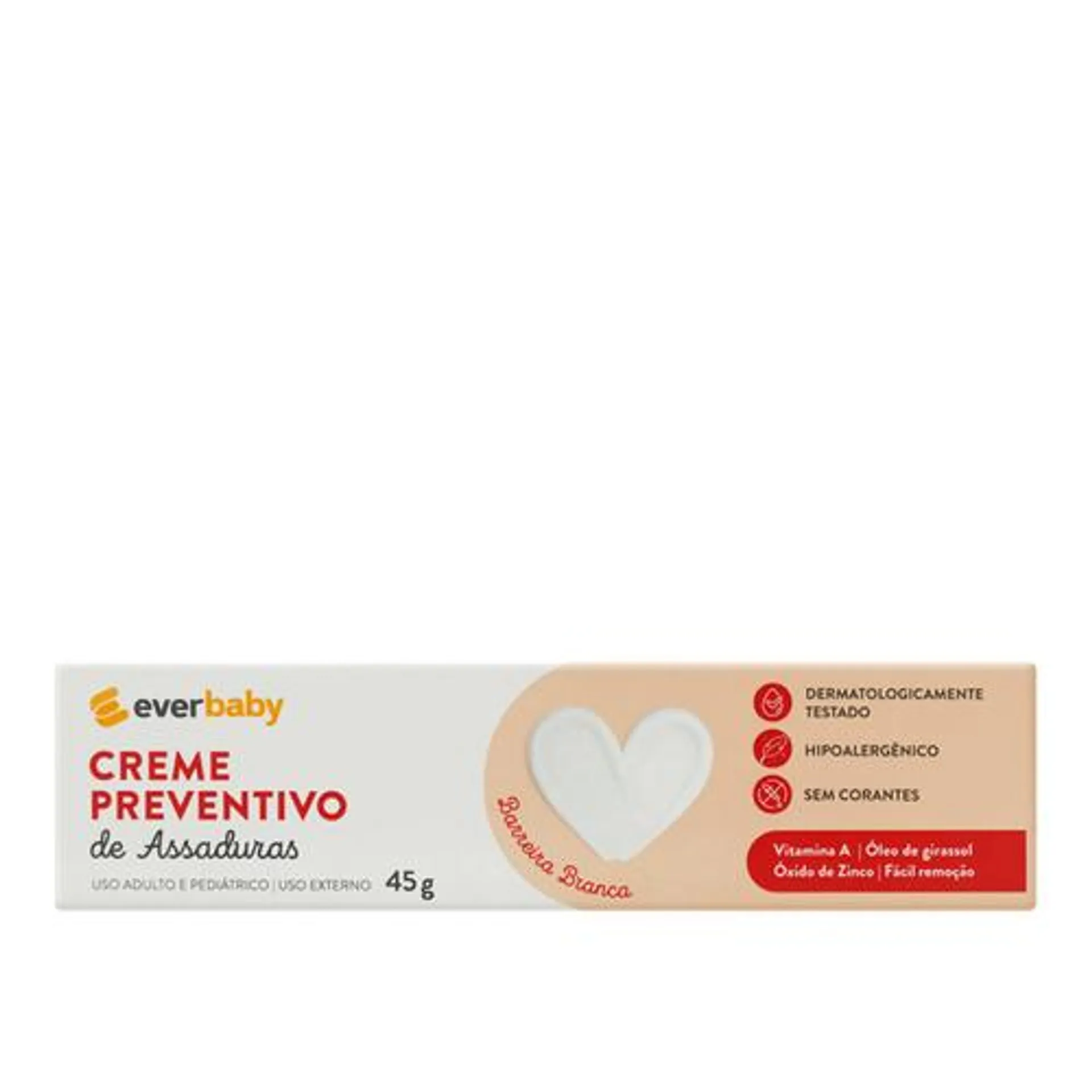 Creme Preventivo De Assaduras Ever Baby 45g