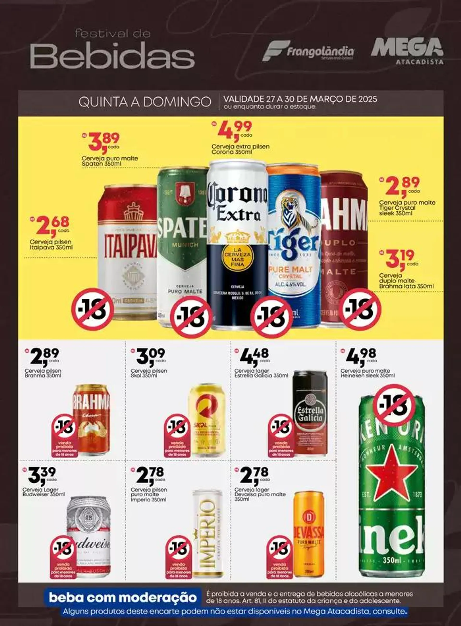 Encarte de Encarte Super Frangolândia 27 de março até 30 de março 2025 - Pagina 9