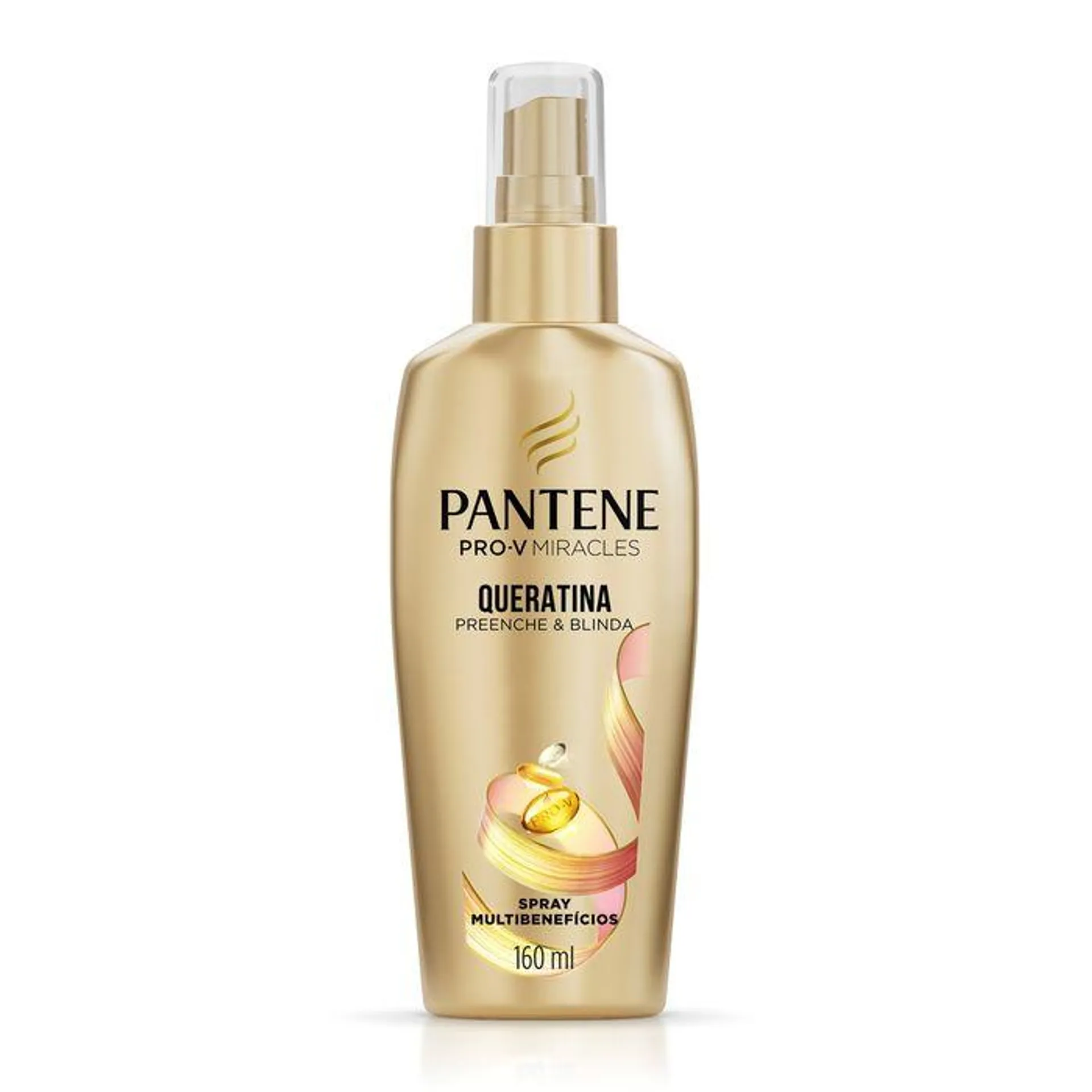 Protetor Térmico Spray Pantene Multibenefícios Queratina 160ml