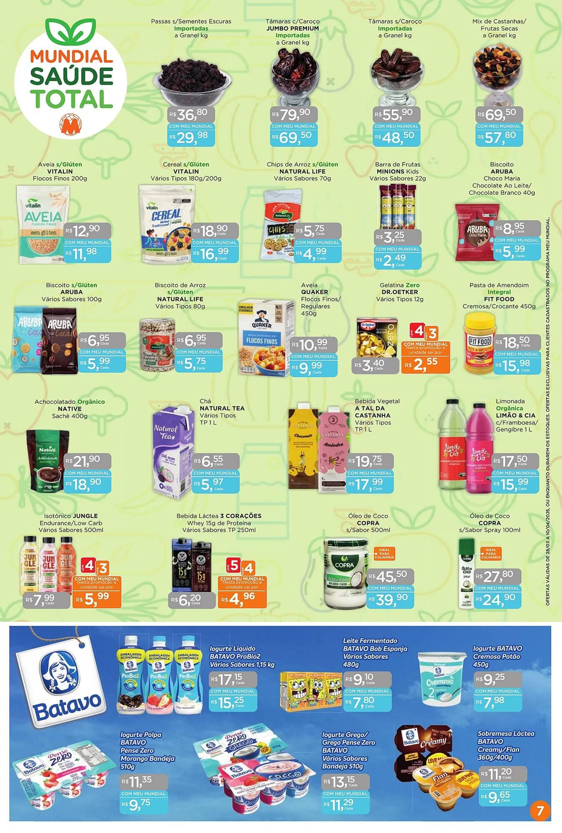 Encarte de Catálogo Supermercados Mundial 31 de março até 10 de abril 2025 - Pagina 7