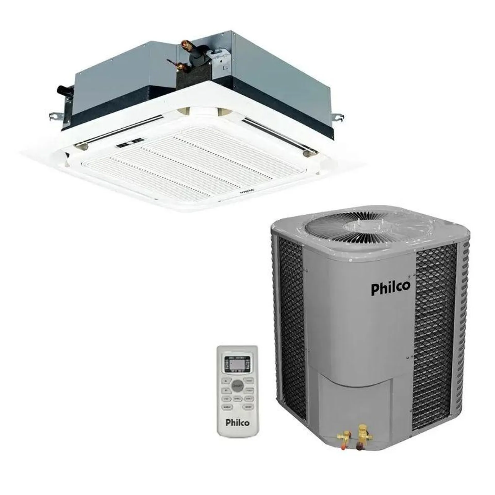 Ar Condicionado Split Cassete 4 Vias Inverter Philco 36000 BTU/h Frio Bifásico PAC36000ICFM5 - 220 Volts