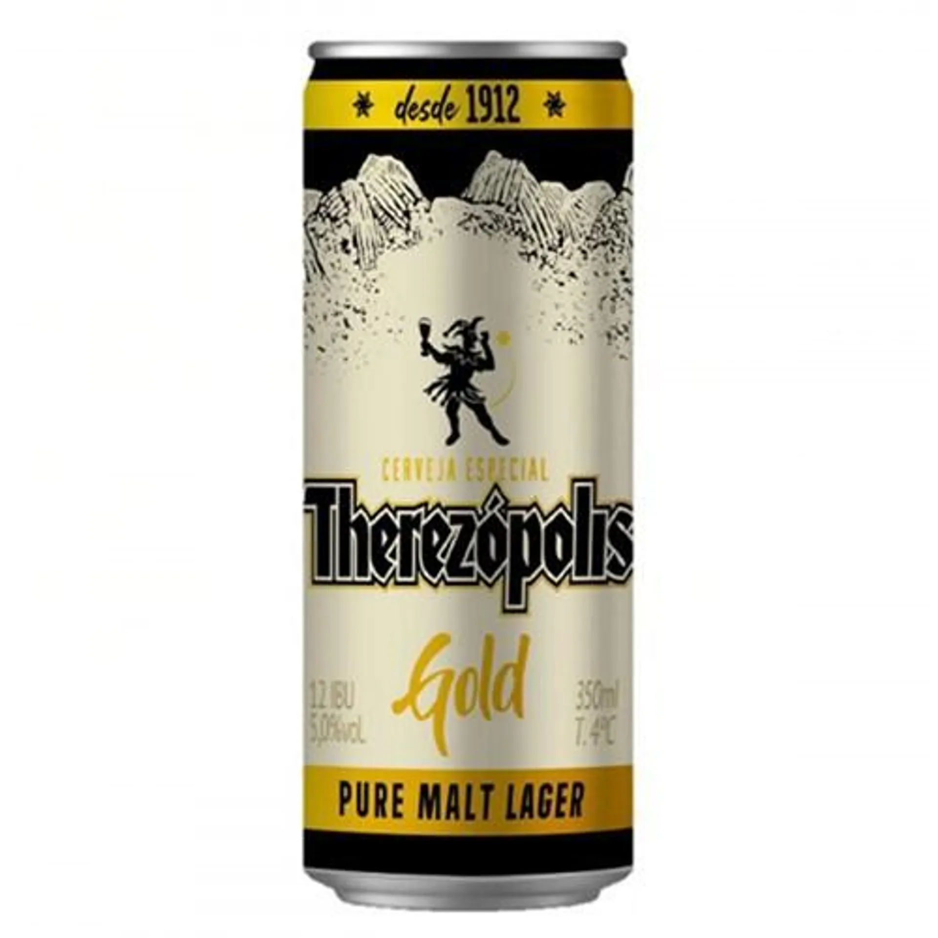 Cerveja Lager Puro Malte Gold Therezópolis 350ml