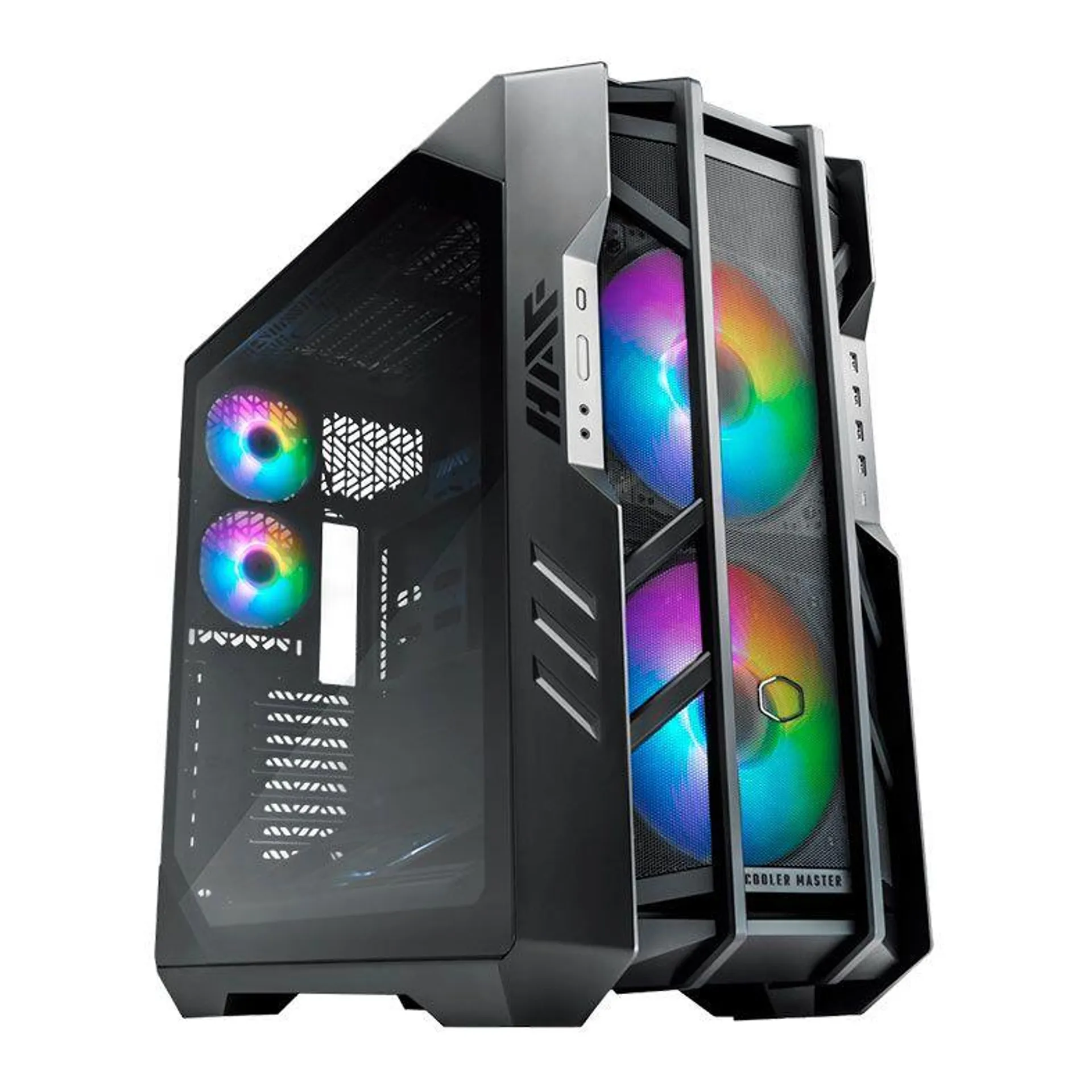 Gabinete Gamer Cooler Master HAF 700, Full-Tower, Lateral de Vidro, Com 5 Fans, Preto, H700-IGNN-S00