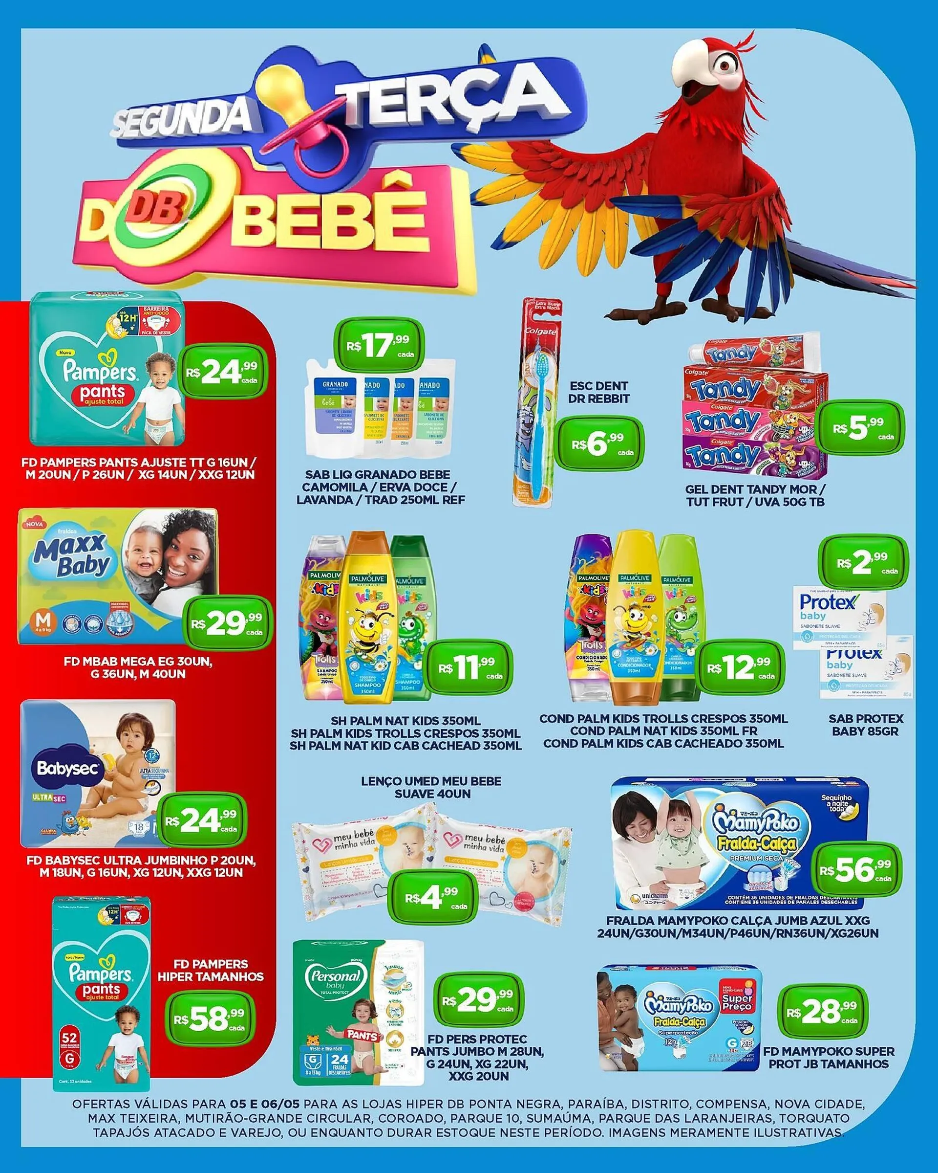 Encarte de Catálogo DB Supermercados 5 de maio até 6 de maio 2025 - Pagina 1