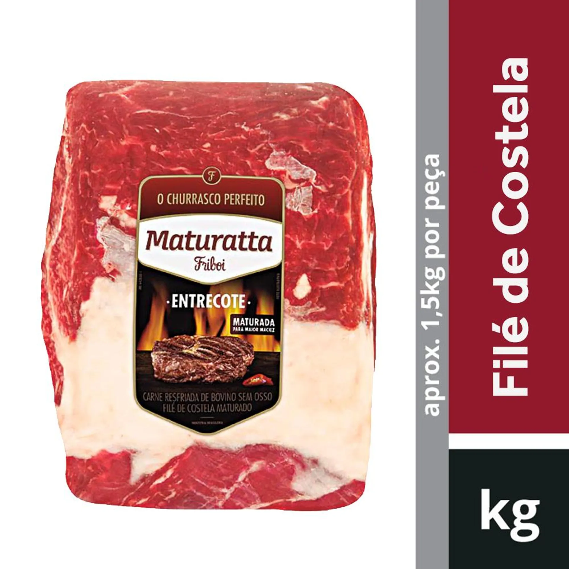 Filé De Costela Bovina Maturatta Vácuo Kg