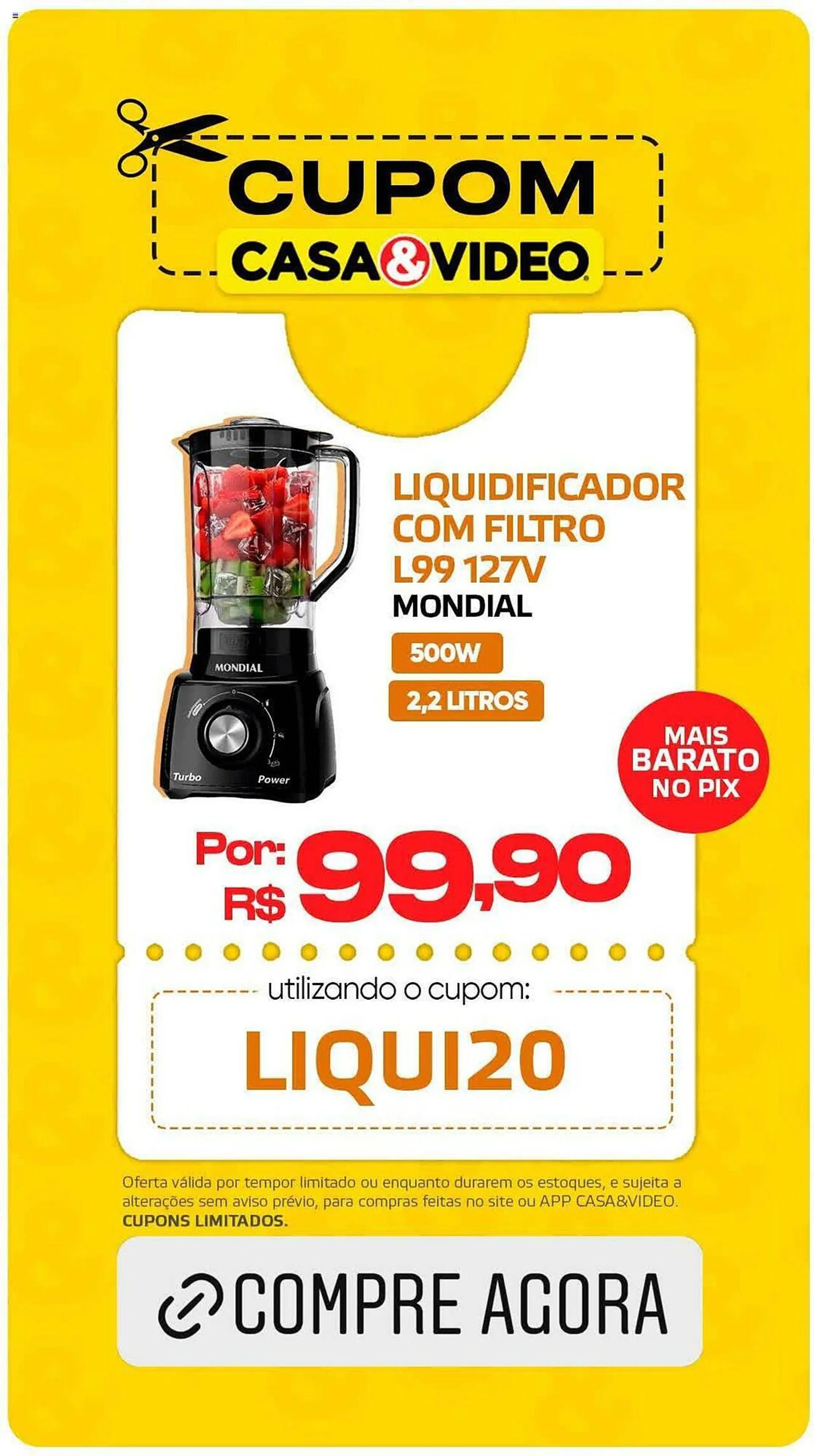 Encarte de Catálogo Casa e Vídeo 21 de março até 24 de março 2024 - Pagina 1