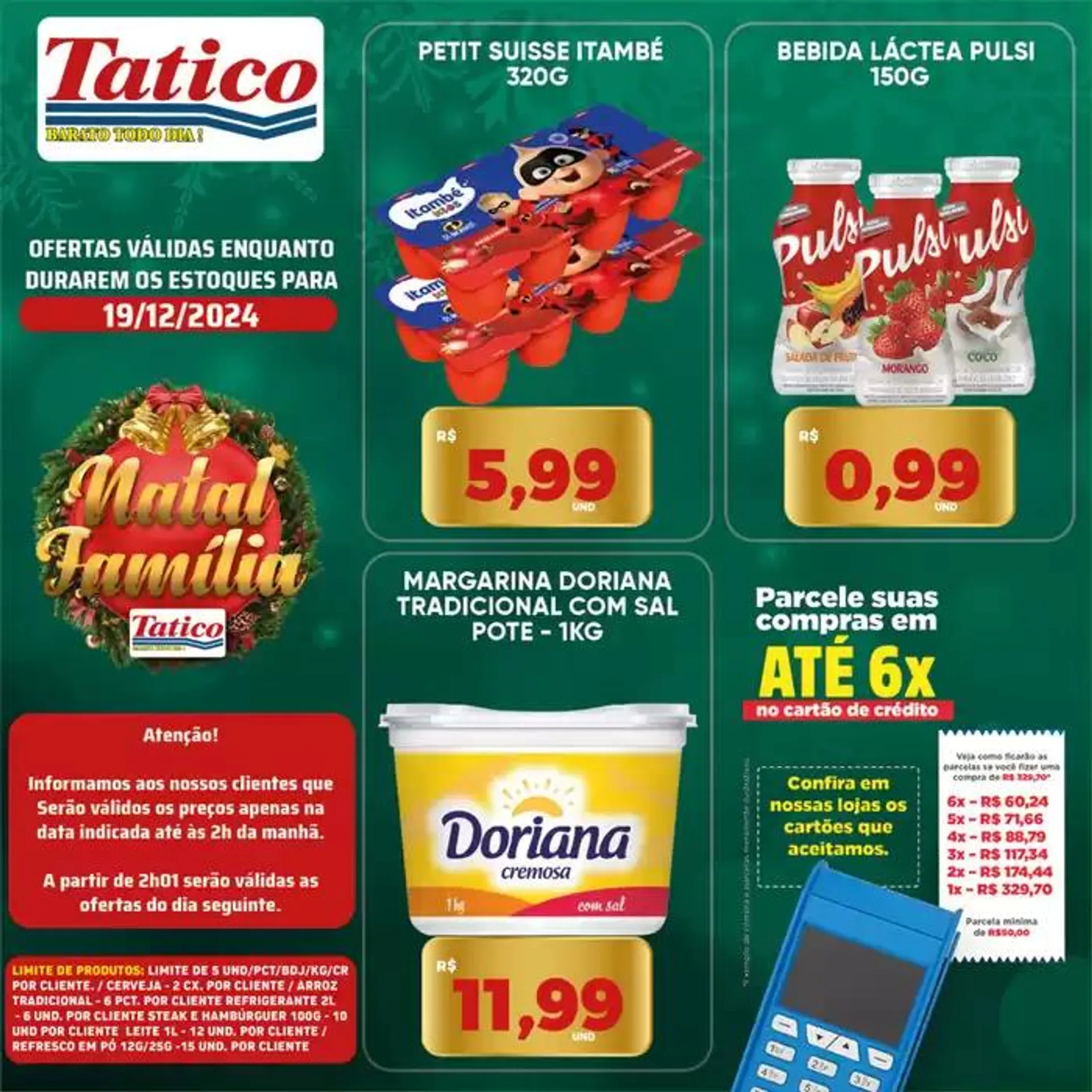 Encarte de Ofertas Tatico 19 de dezembro até 22 de dezembro 2024 - Pagina 21