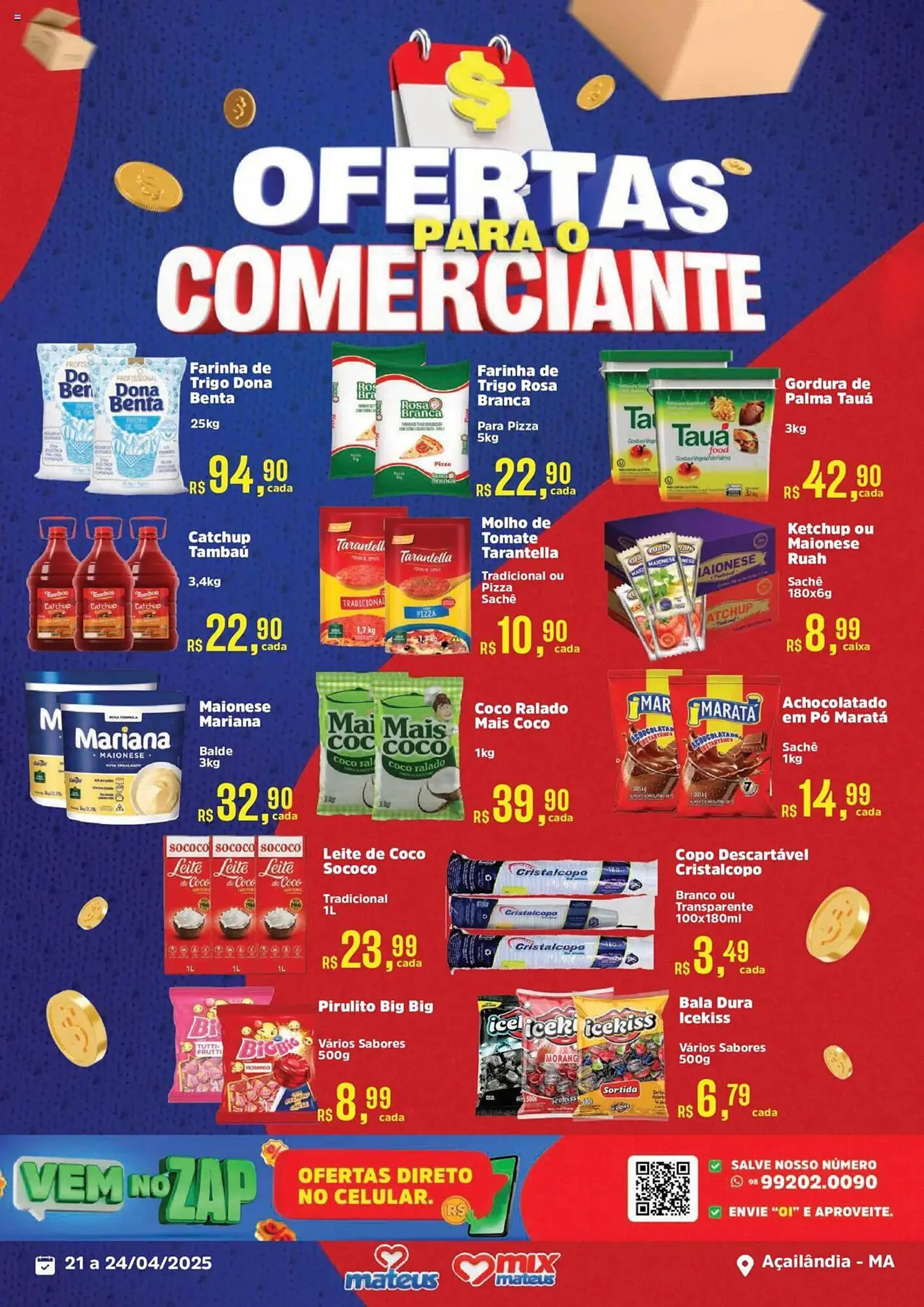 Encarte de Catálogo Supermercados Mateus 21 de abril até 24 de abril 2025 - Pagina 3