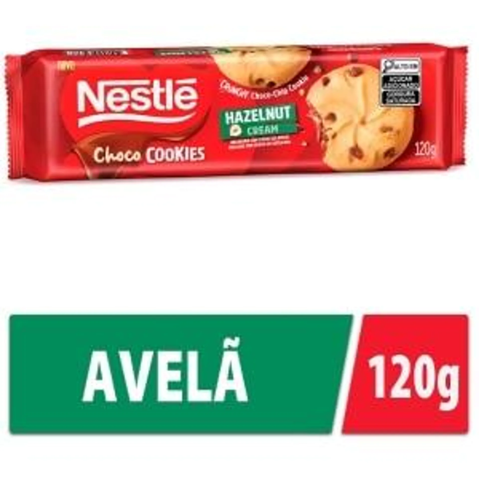 ChocoCookies NESTLE Recheio de Avelã 120g