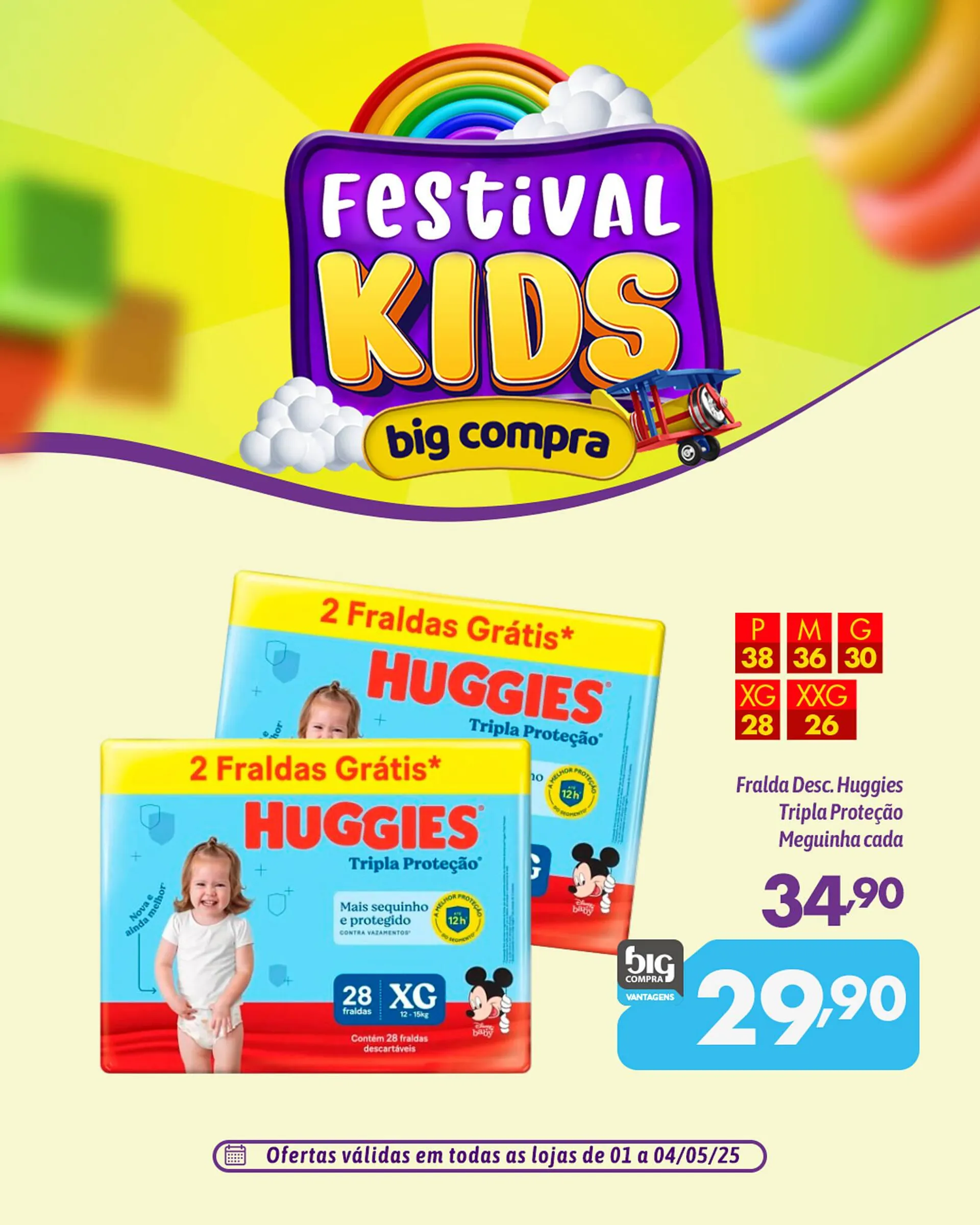 Encarte de Catálogo Supermercados Big Compra 1 de maio até 4 de maio 2025 - Pagina 1